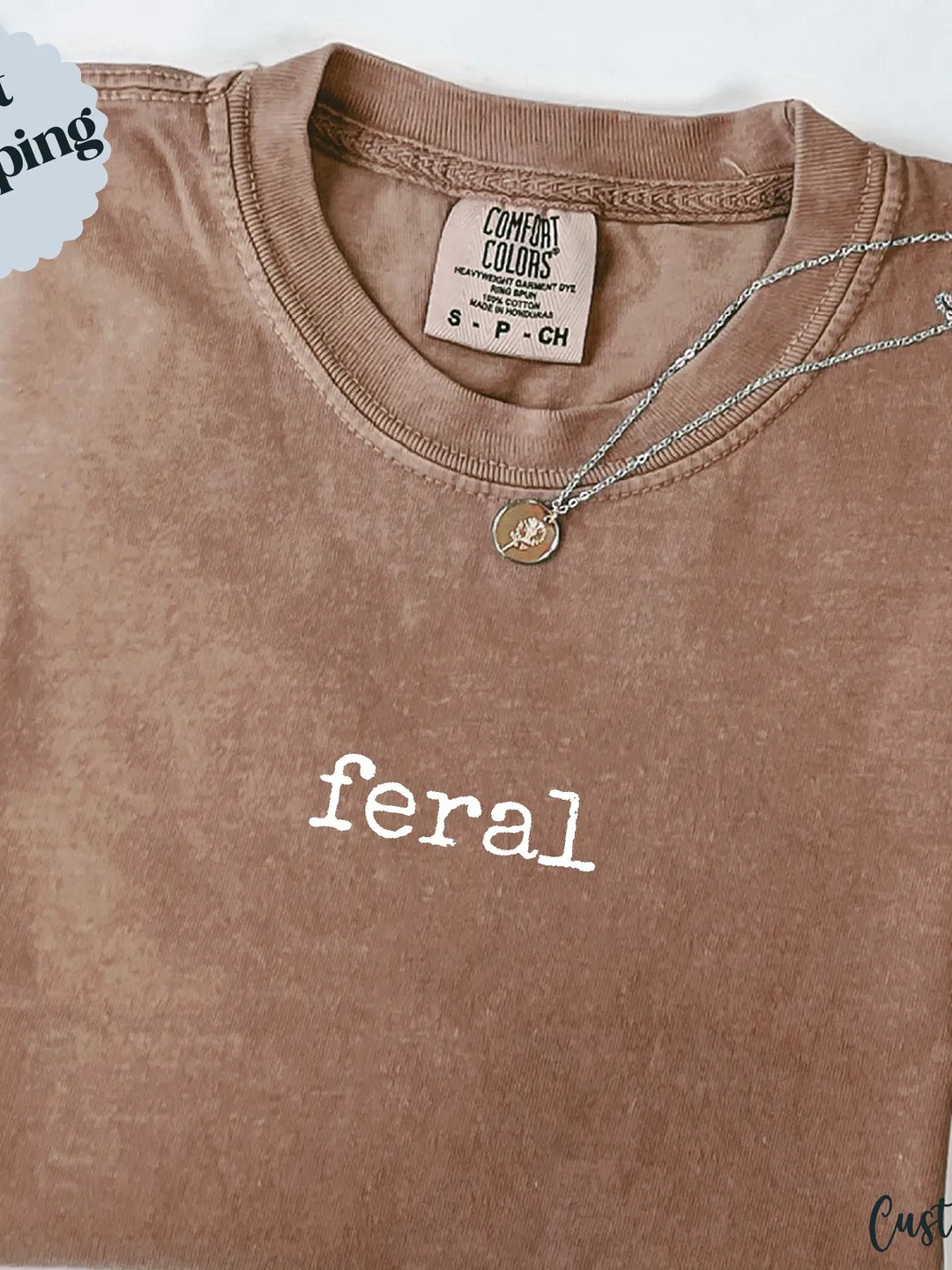 Feral T-Shirt - Wild Nature, Garment-Dyed Comfort Colors Tee