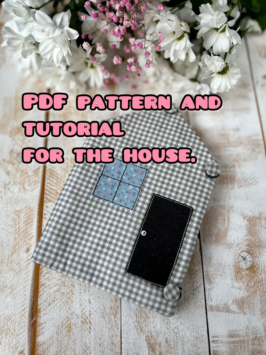 Toyhouse Repeating Pattern Pattern and tutorial in PDF format toy house for a doll