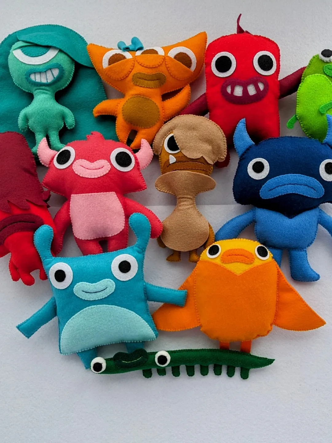 Endless alphabet Monsters Felt toys, Endless Numbers - Tuttle Monster