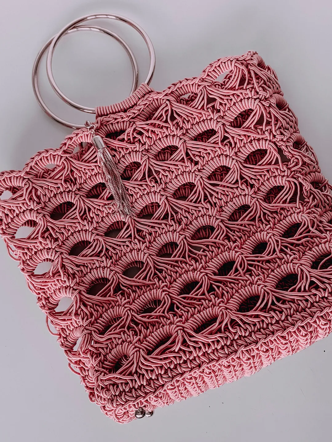 Crochet mesh bag pattern PDF and video tutorial, digital instant download