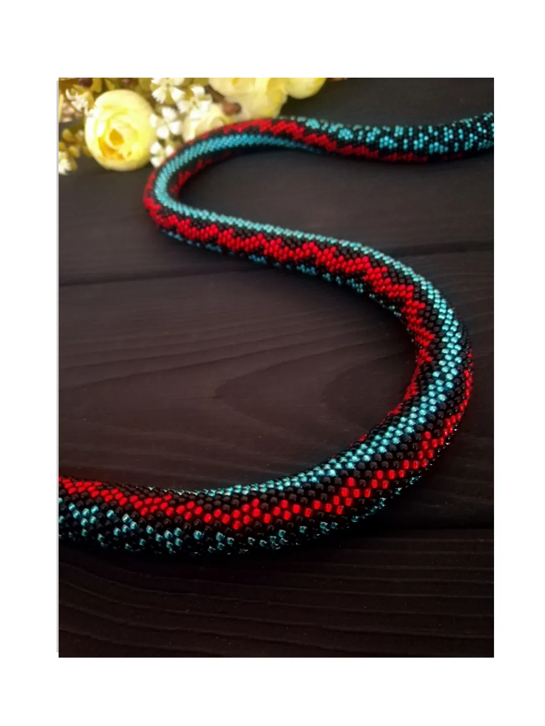 PDF Bead Crochet Pattern , Pattern for Necklace and Bracelet bead crochet