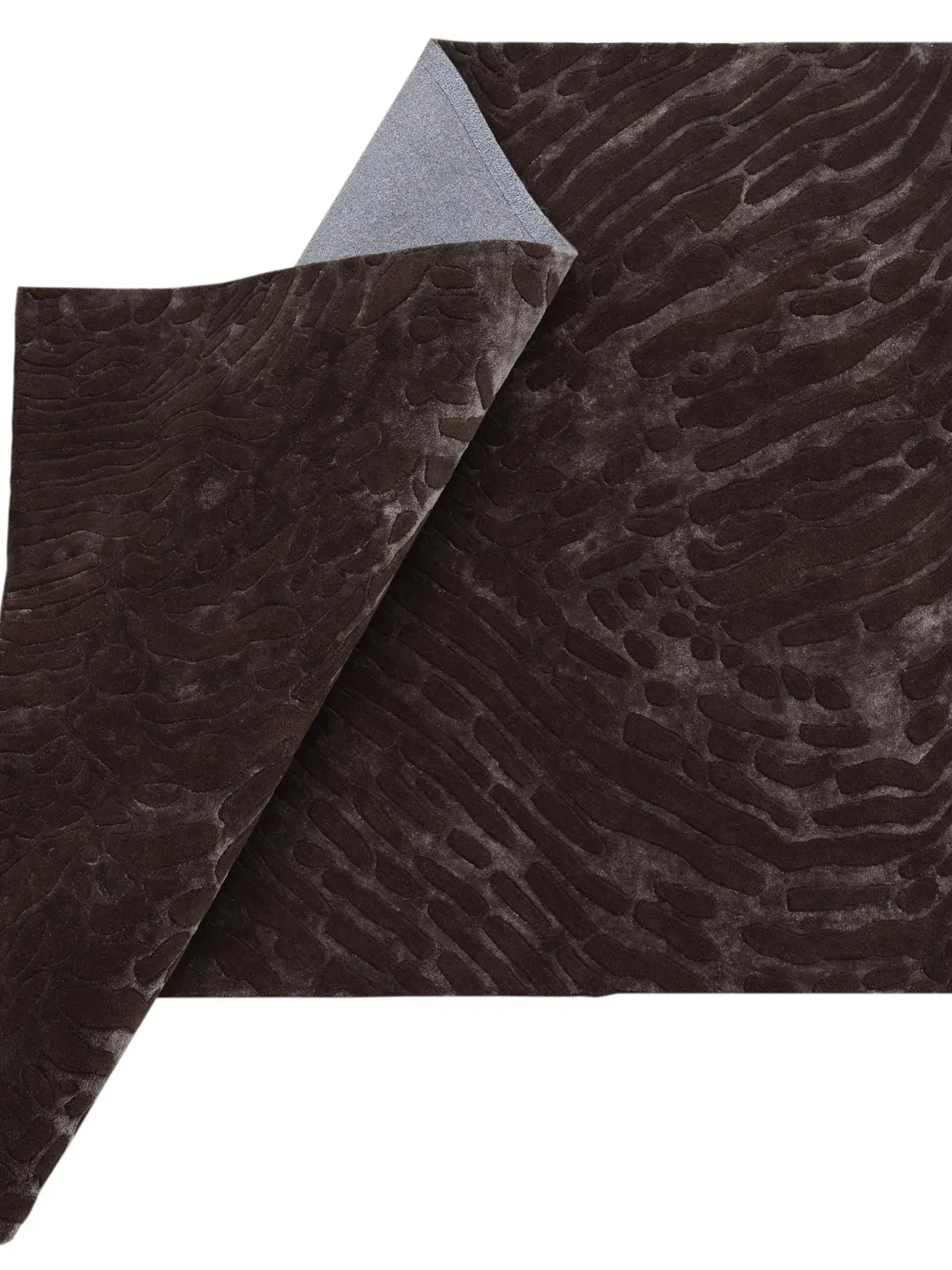 Balcanic Rug Volcanic Flow Wool & Silk Rug: Hand-Tufted Modern Area Rug