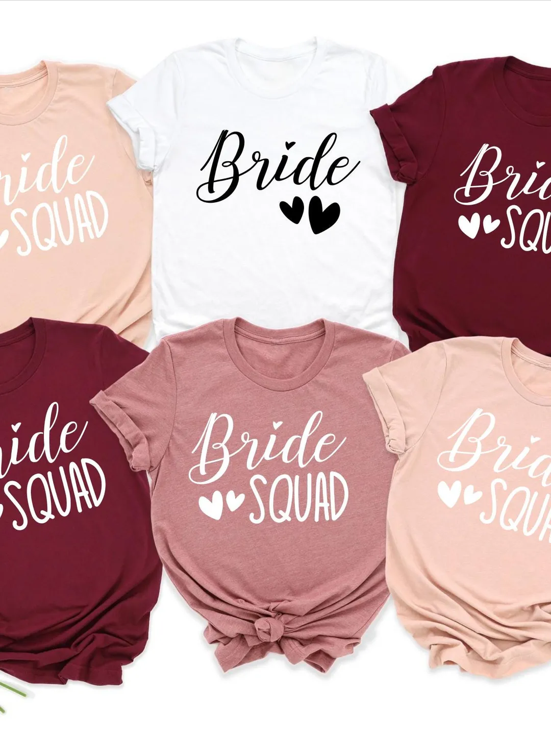 Bachelorette Party Shirts: Bride & Squad Matching Bridal Gift