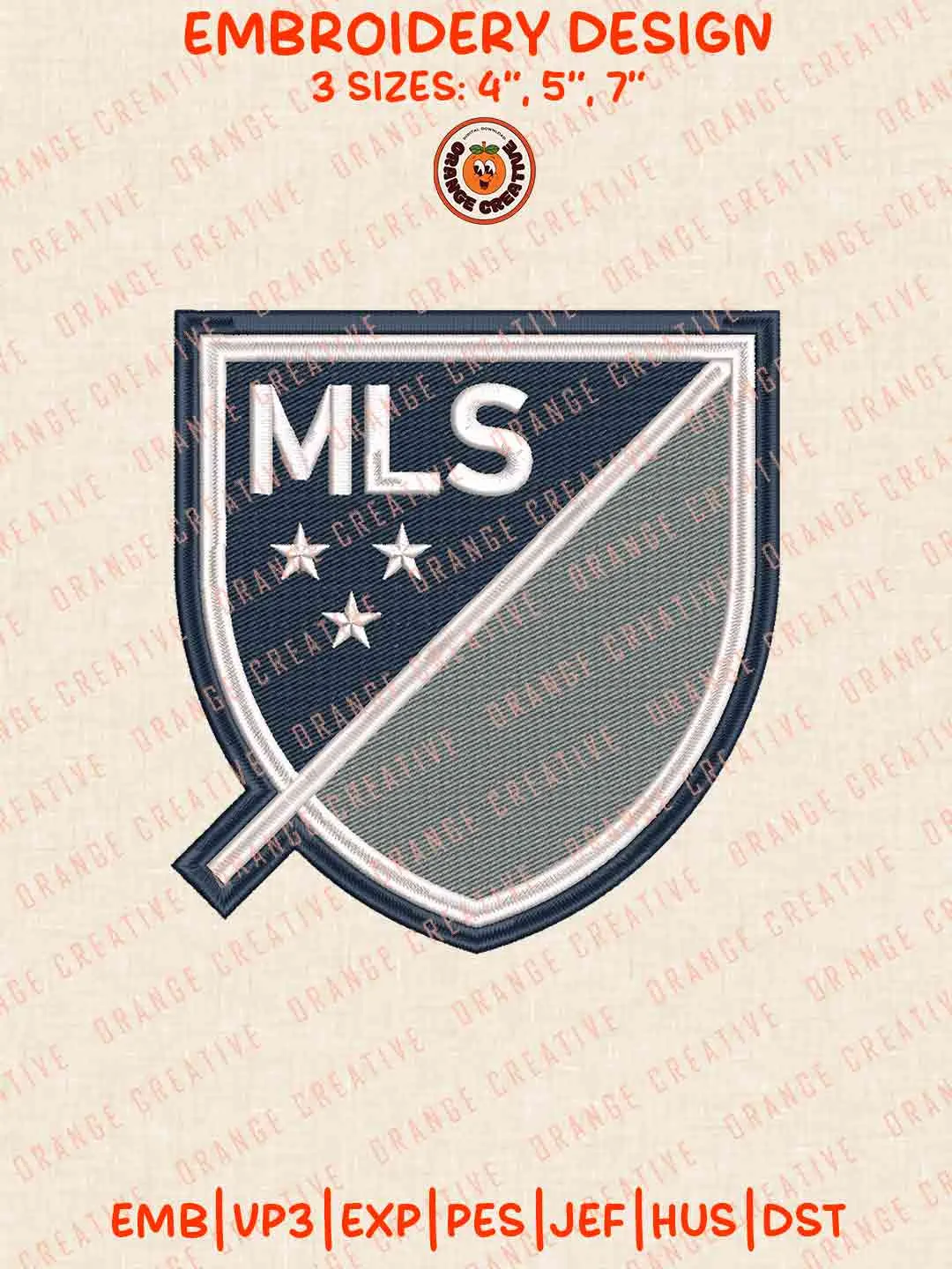San Diego FC MLS Logo Embroidery Files, MLS San Diego FC Embroidery Designs, League Soccer Machine Embroidery Files, San Diego FC Machine Embroidery, 3 sizes, Digital Download