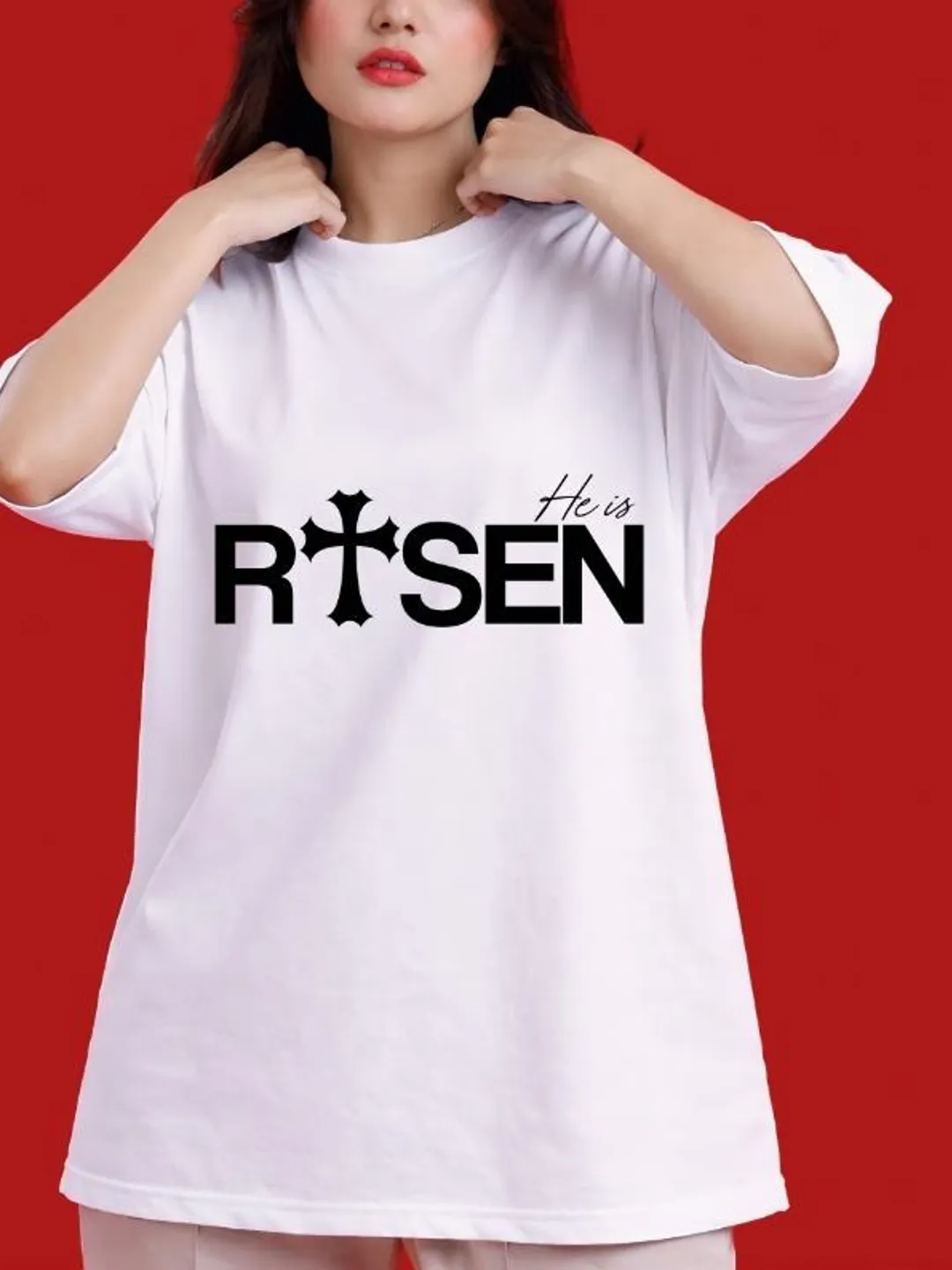 He Is Risen Christian T Shirt Design Bundle (Digital Download)