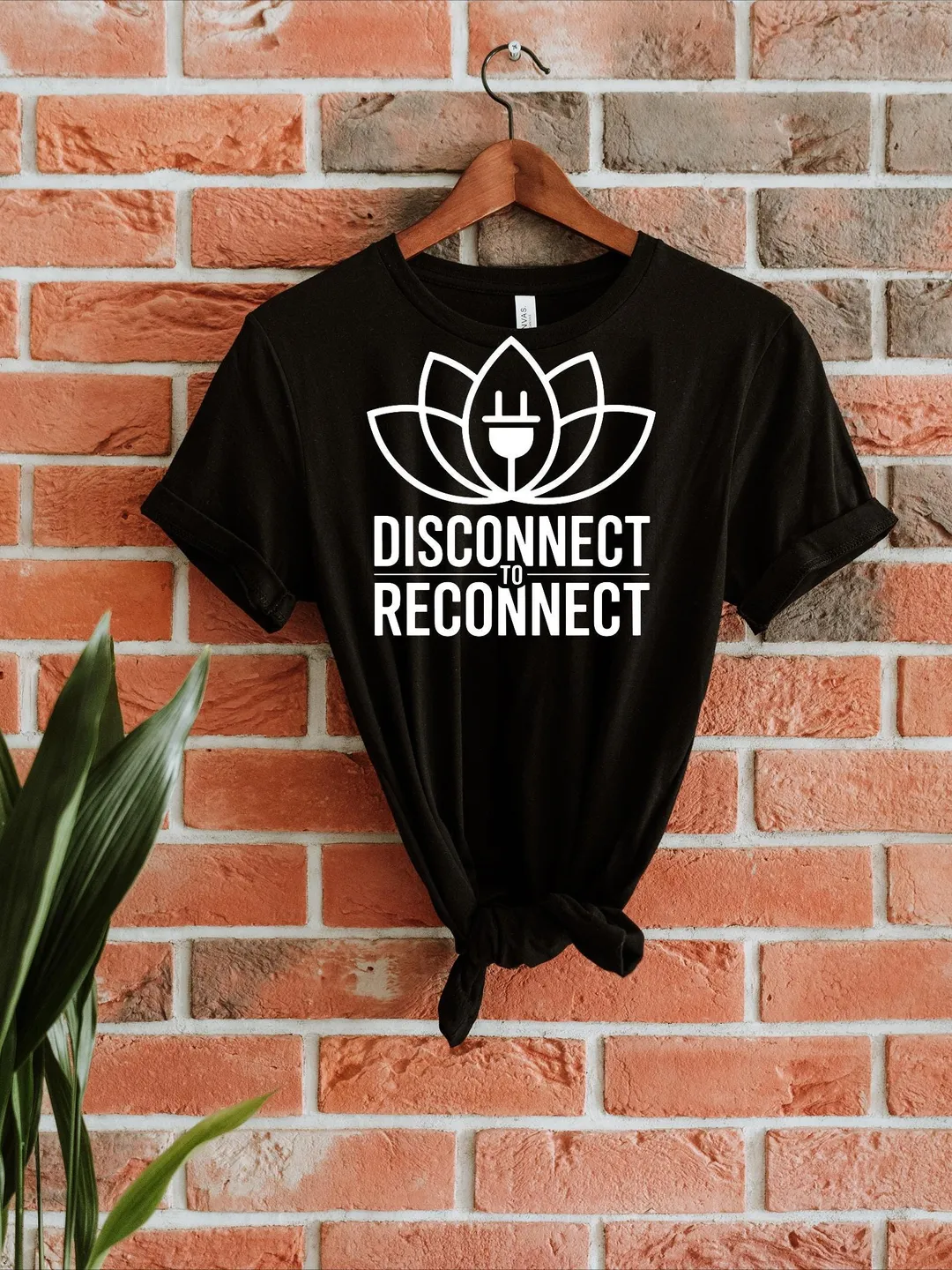 Disconnect to Reconnect SVG PNG | Mindfulness Lotus Design | Digital ...