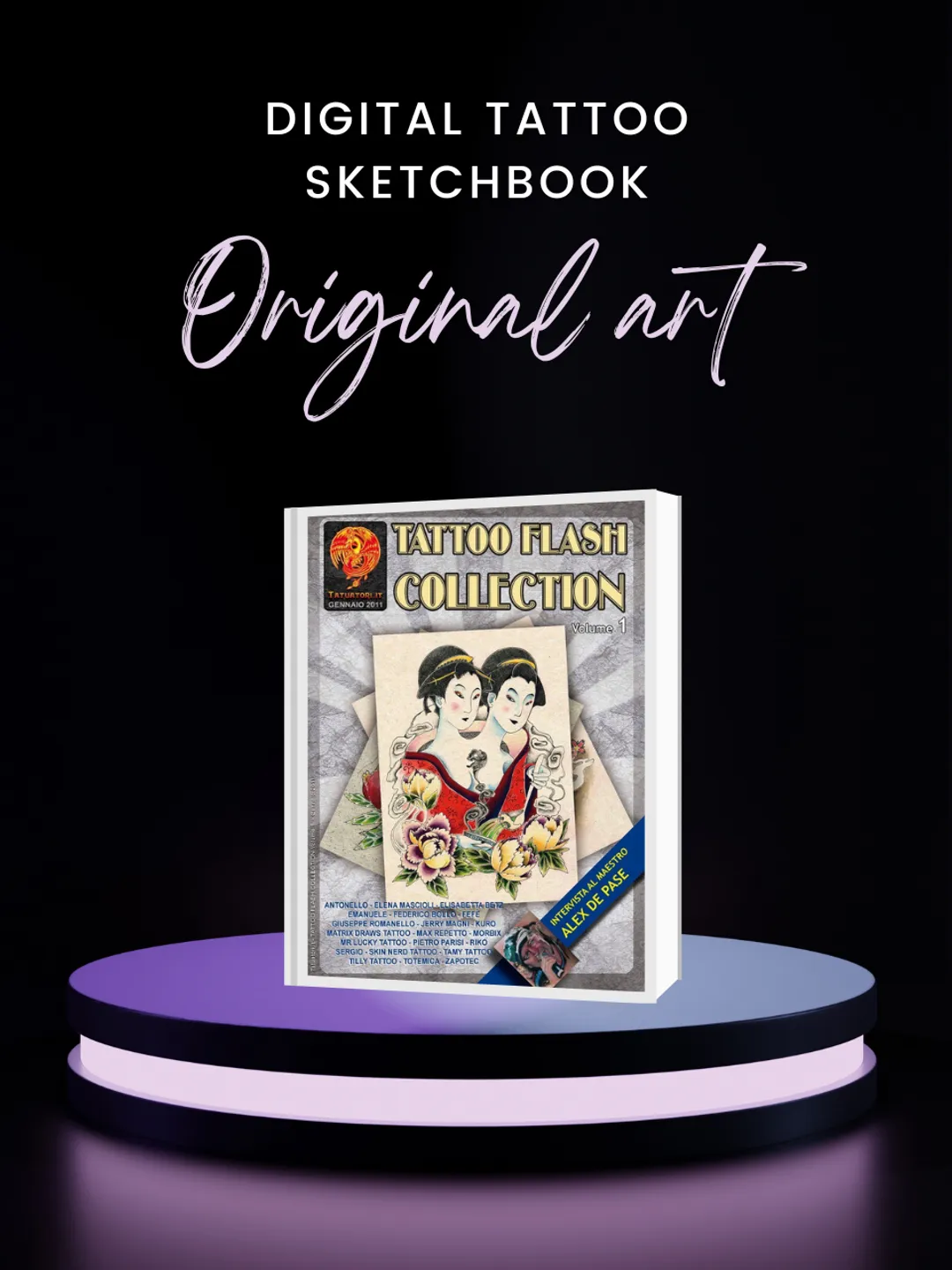 Koi Tattoo flash book