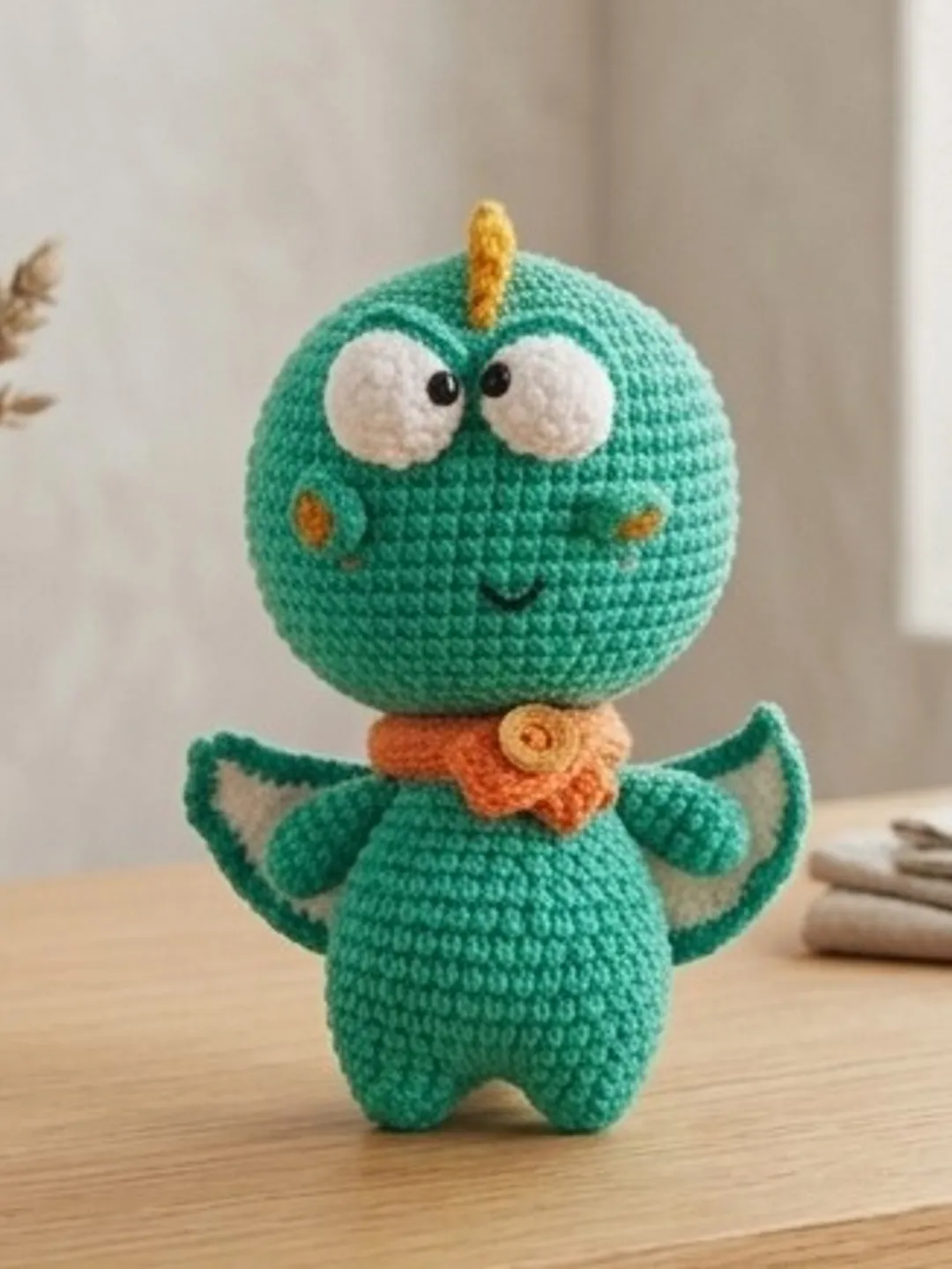 Crochet Dragon Pattern PDF, Crazy Dragon Amigurumi, Cute Crochet Tutorial