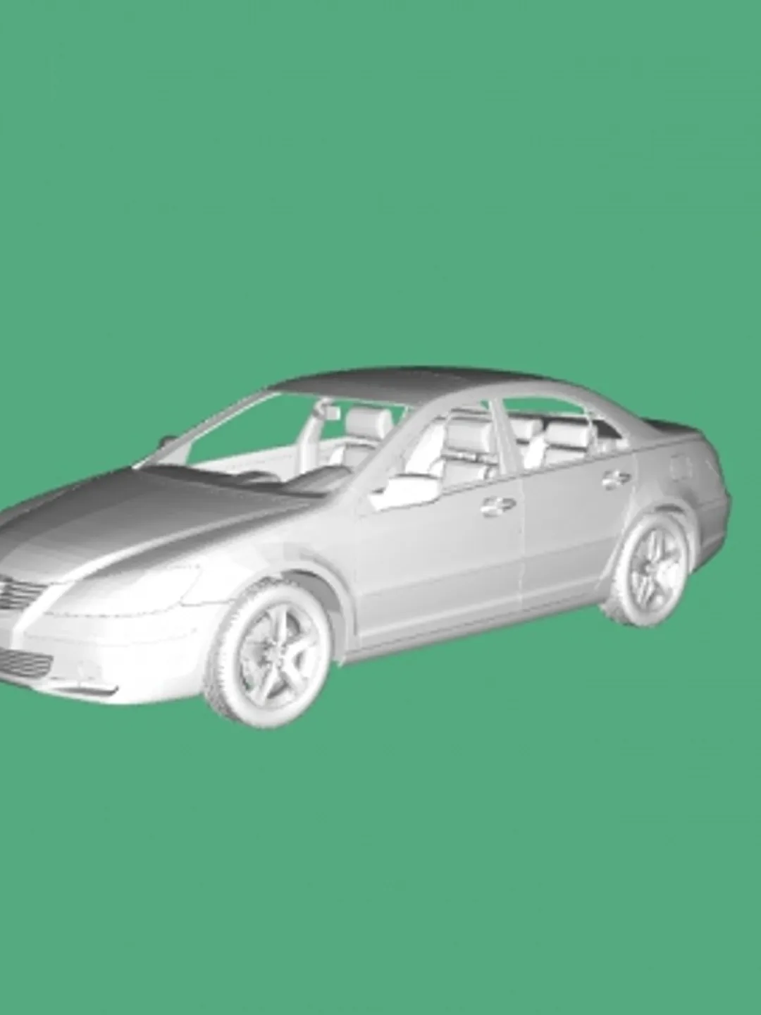 Beauty 1 3d Model Car STL 3D Printing Acura RL