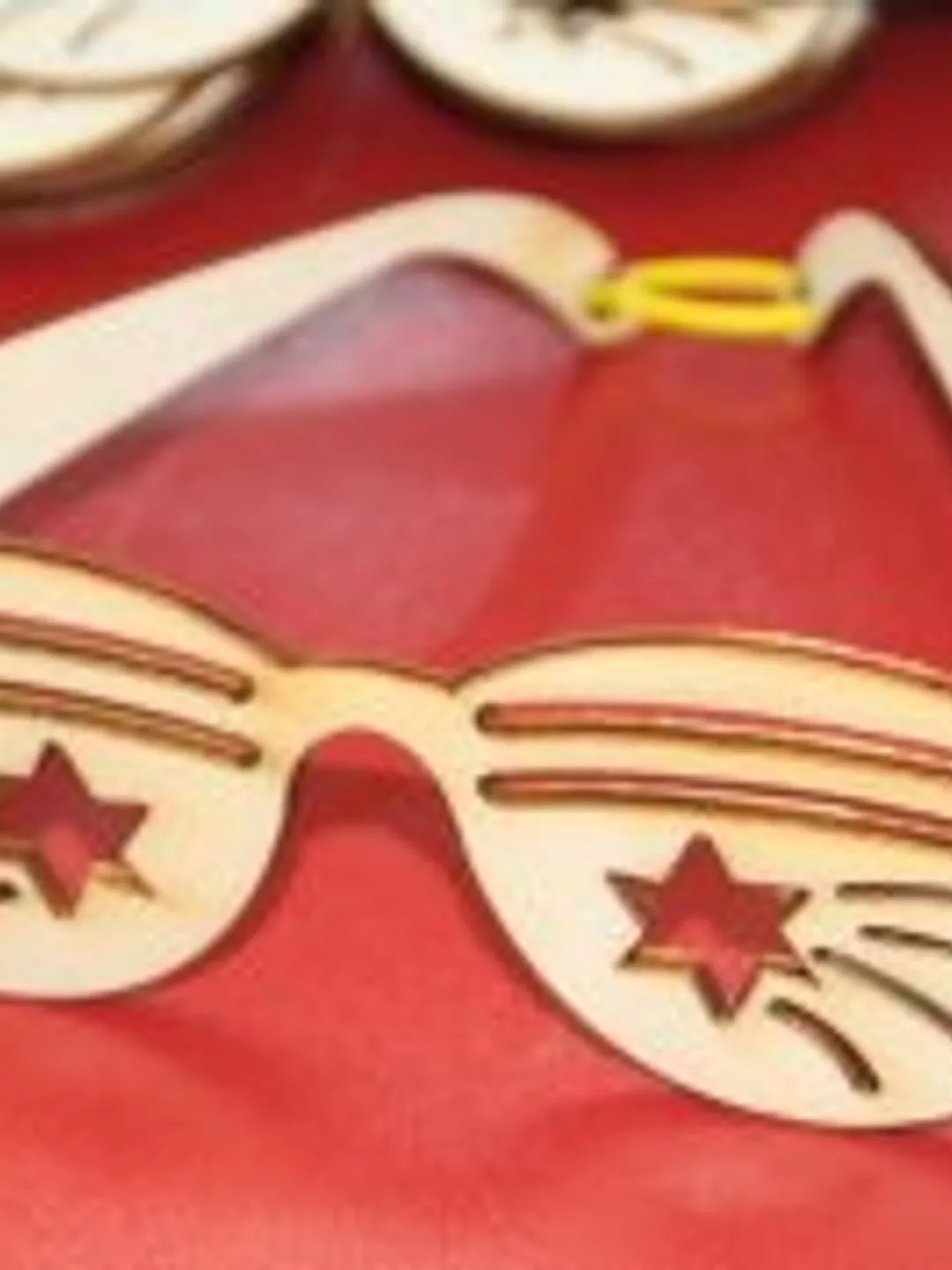 Digital Template Cnc Router Files Cnc Glasses Files for Wood Laser Cut Pattern