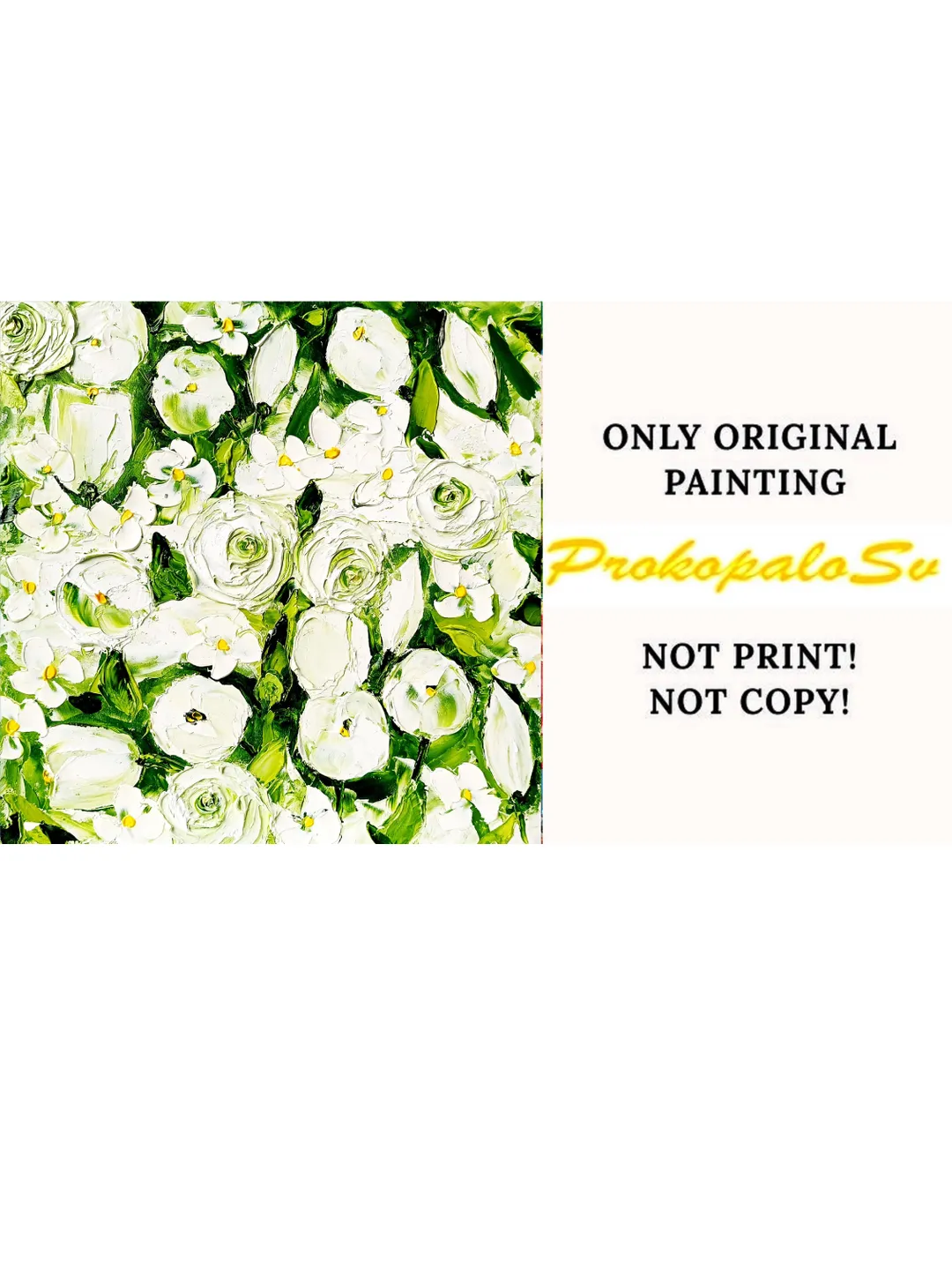 Tulips Painting Roses Original Oil Art Impasto Oil Painting Flowers ...