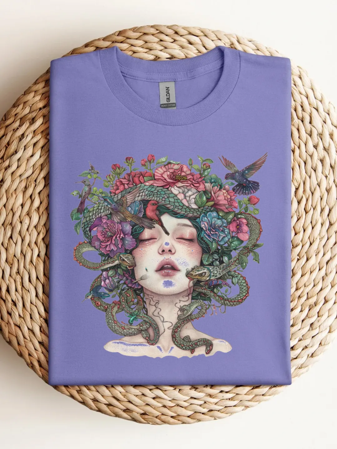 Medusa In Bloom T-Shirt