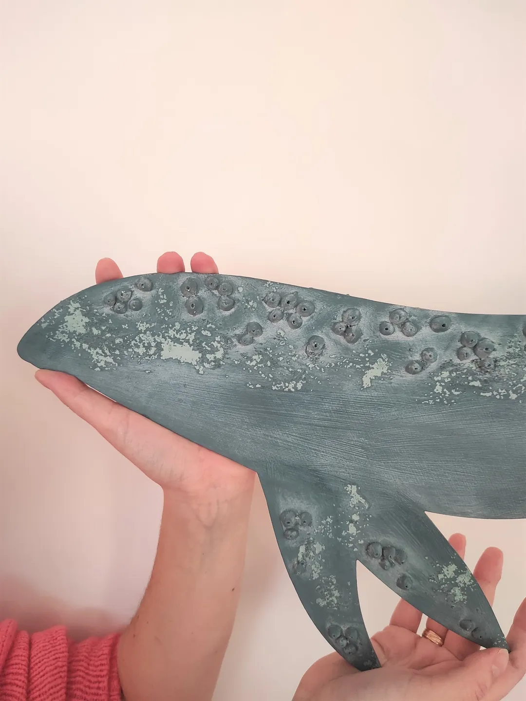 Wooden whale - nautical wall decor– coastal grandmother aestetic