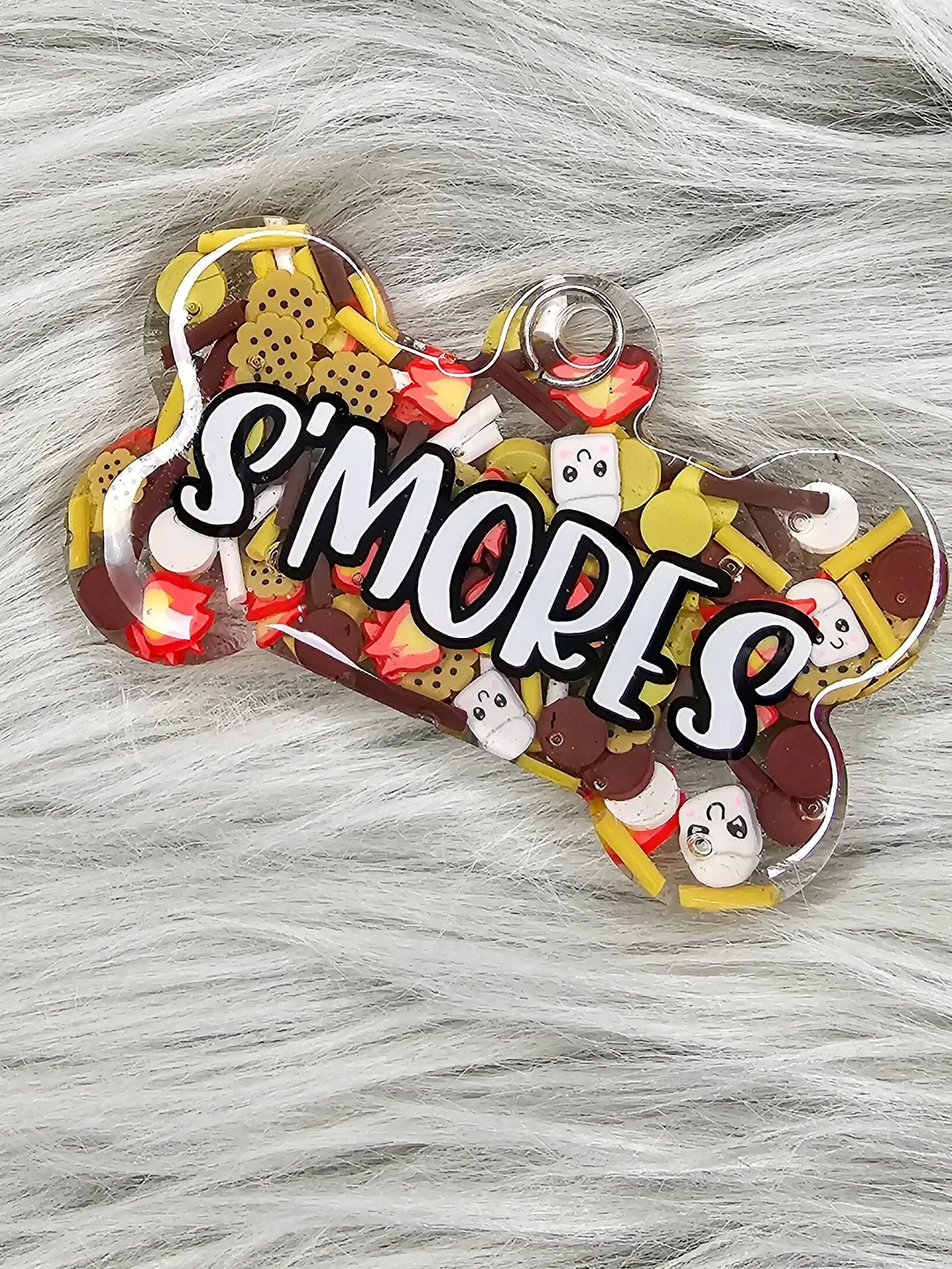 S'mores Pet Tag