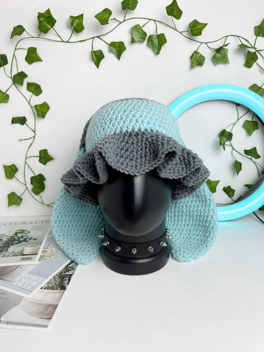 Crochet Cute Bunny Bucket Hat