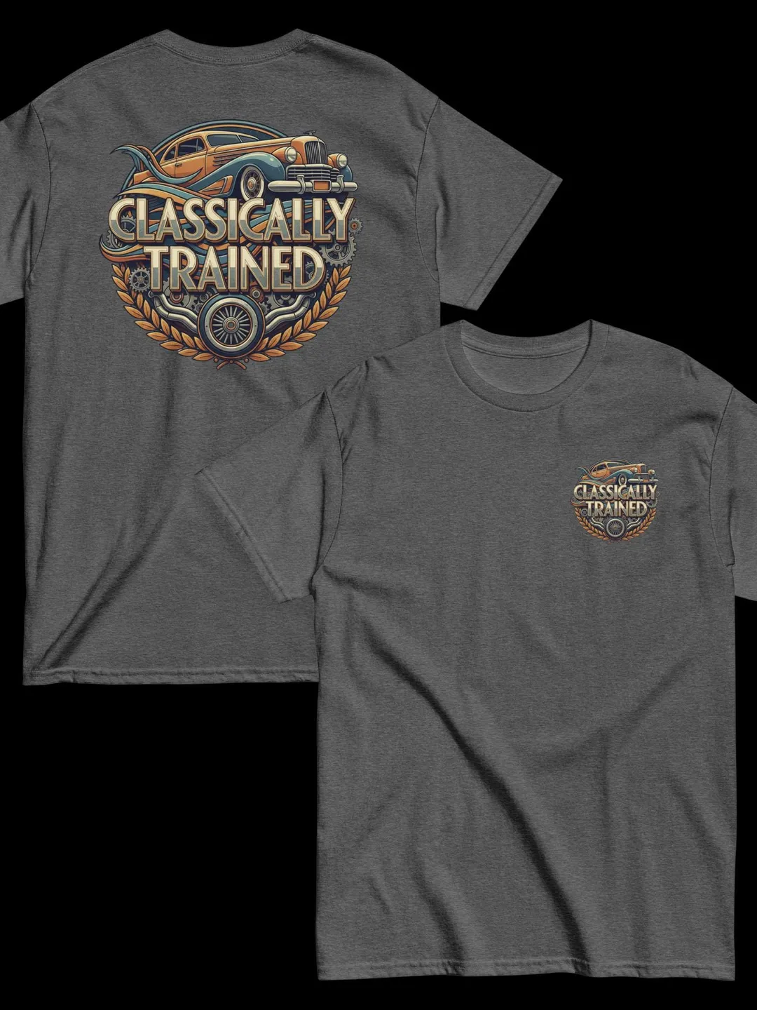 Classically Trained T-Shirt, Vintage Car Graphic Tee, Nostalgic Automotive Shirt, Manual Transmission Driver Gift