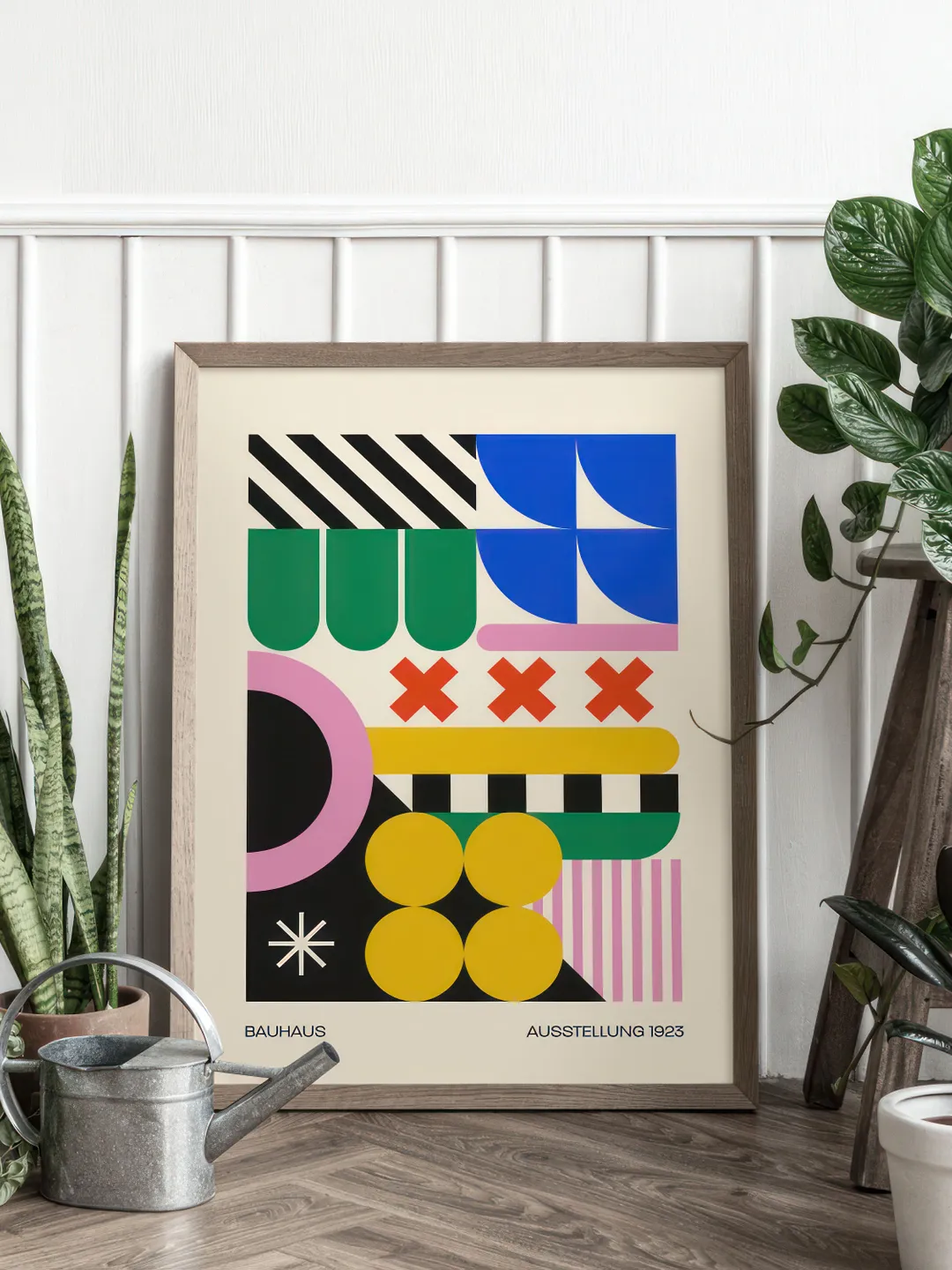 Bauhaus Wall Art Print Set of 6 Modern Abstract Minimalist Bauhaus Wall ...