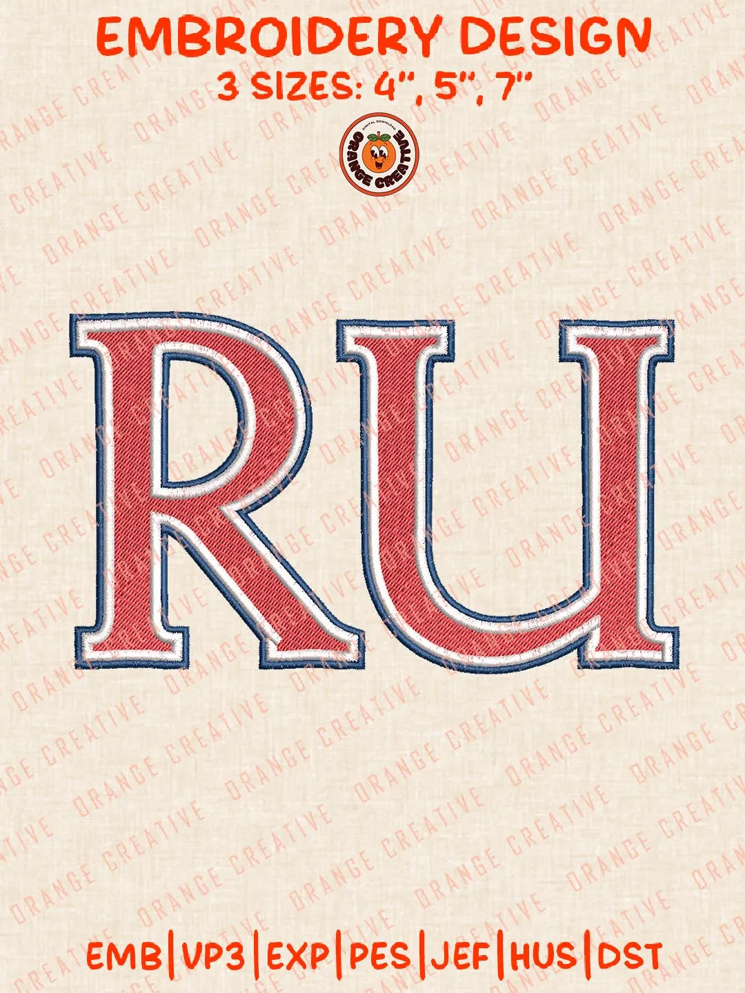 NJIT Highlanders Logo Embroidery Design,NCAA Logo Embroidery