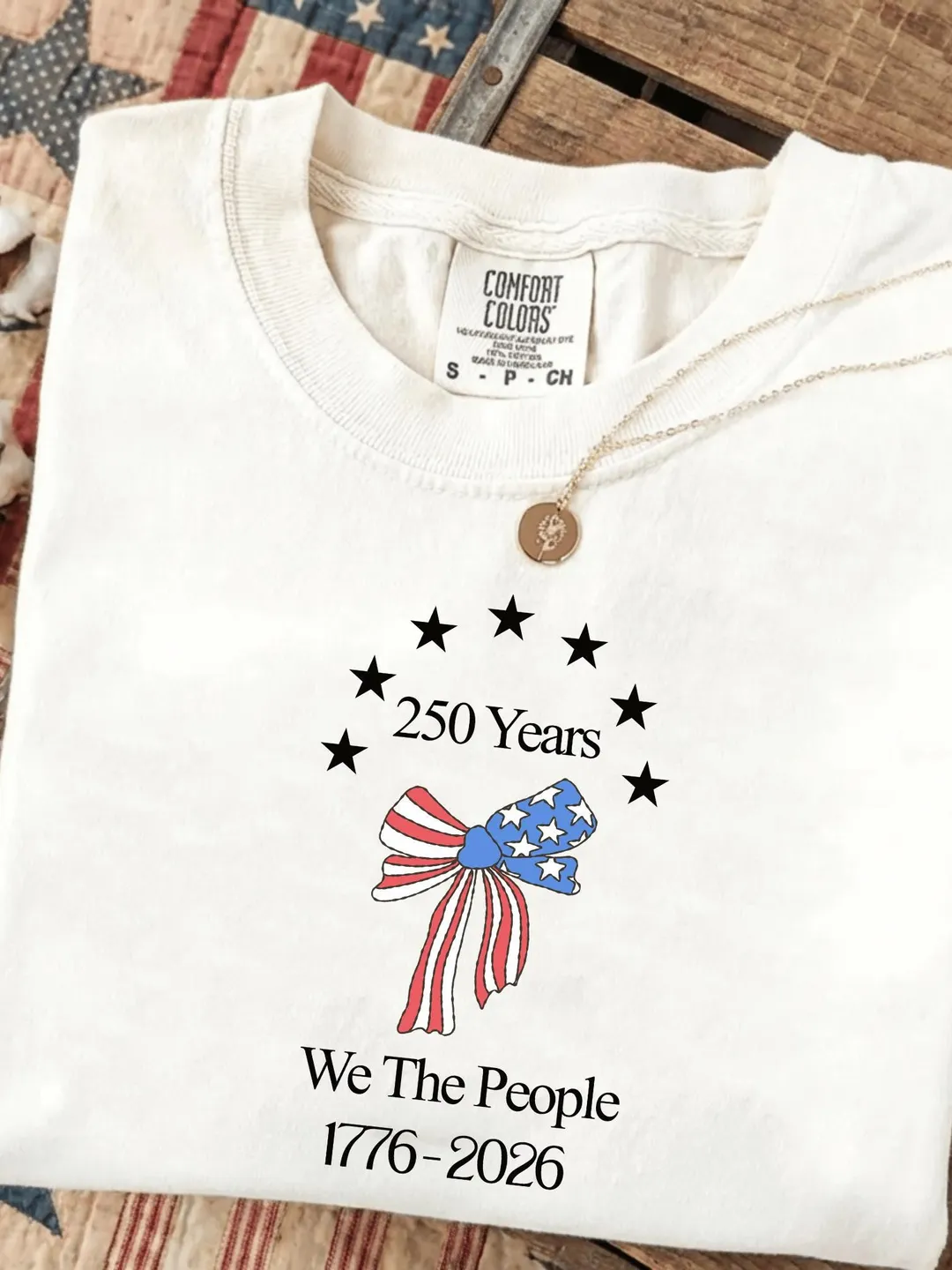 250th America Anniversary Comfort Colors® T-Shirt, 250 Years of Freedom We The People Shirt