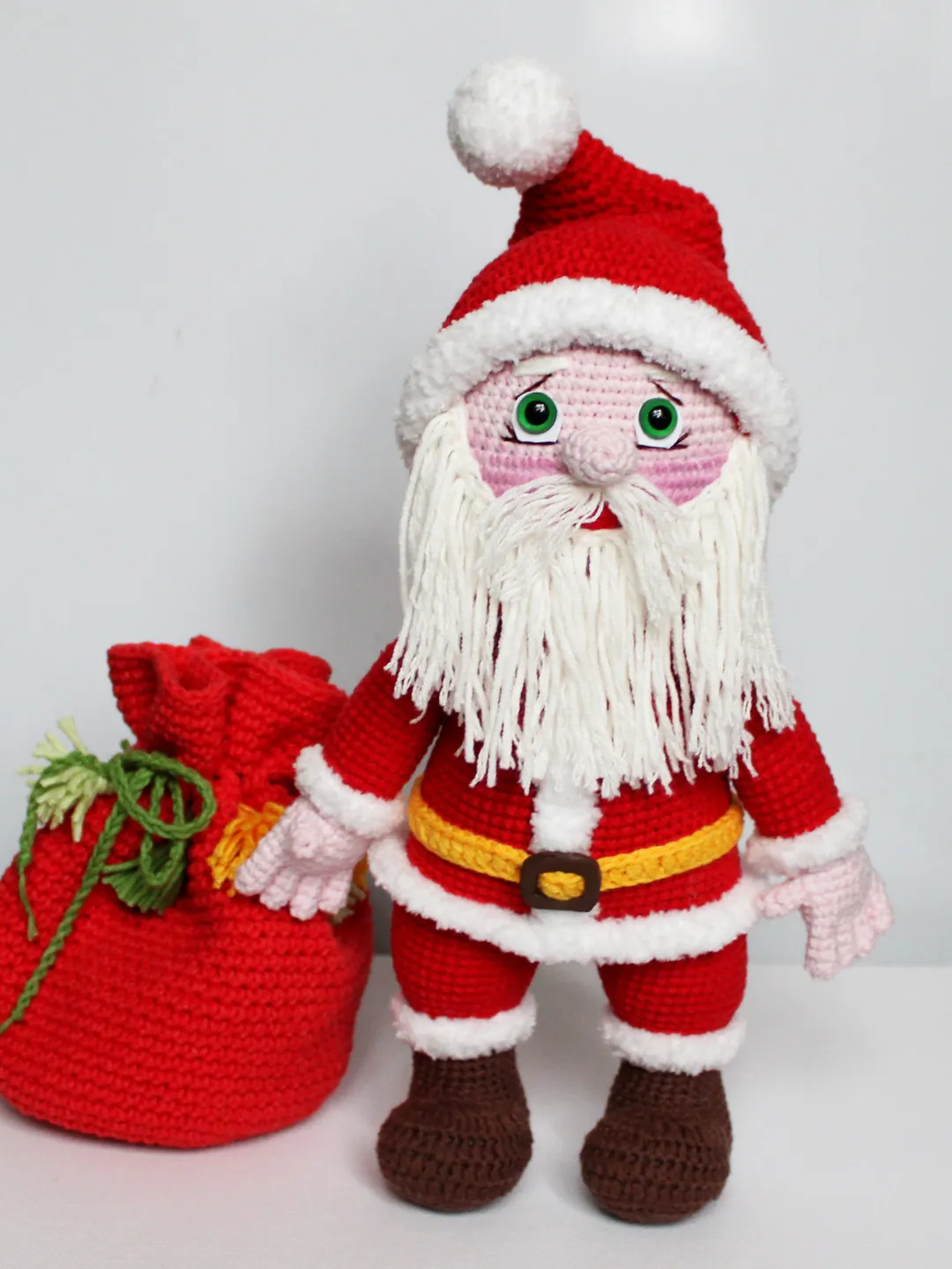 Santa Claus crochet pattern PDF in English Amigurumi Christmas crochet pattern