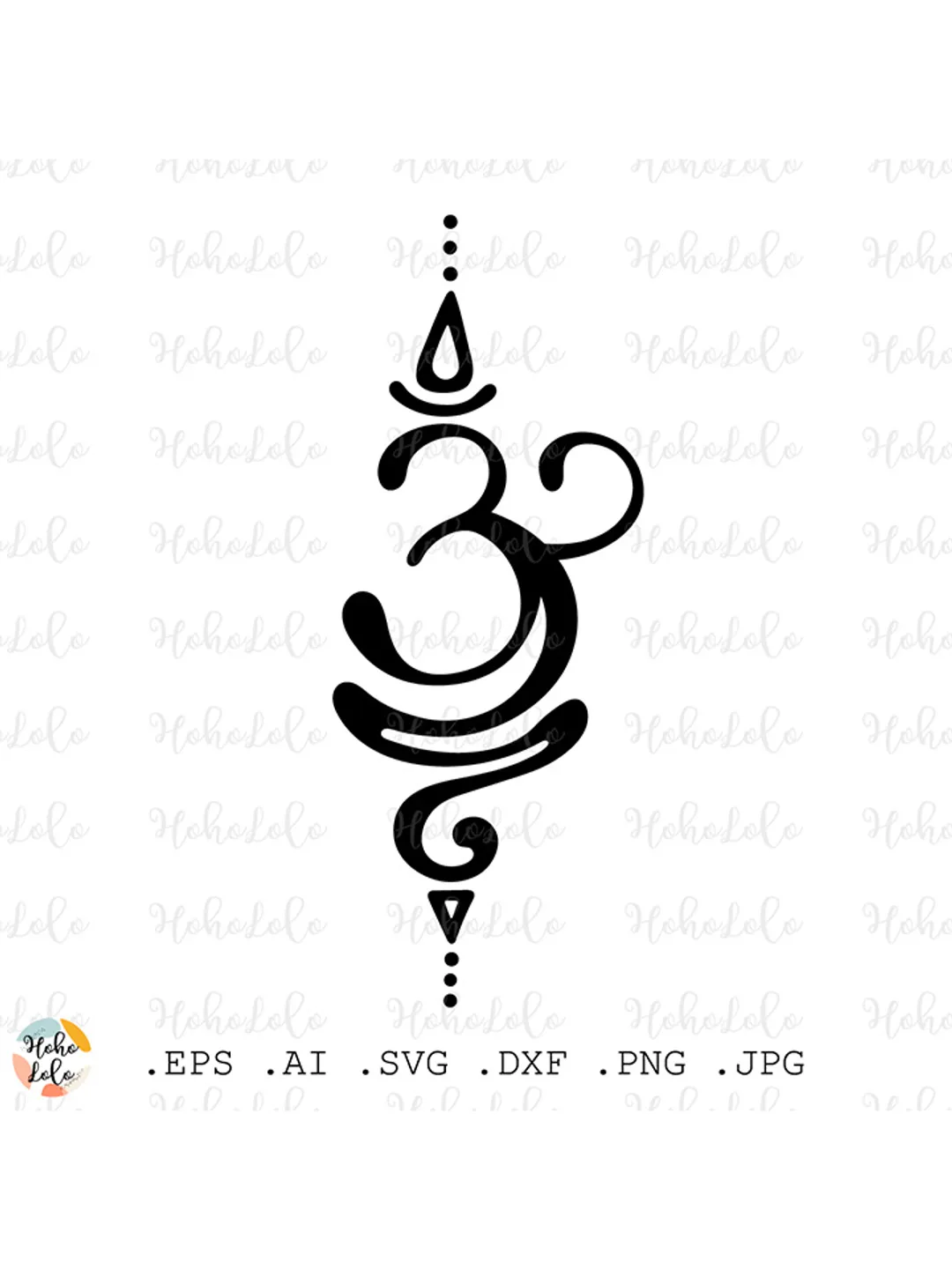 Om Svg, Om Cricut, Om Silhouette, Om Stencil Template Dxf, Om Clipart Png, Om Yoga