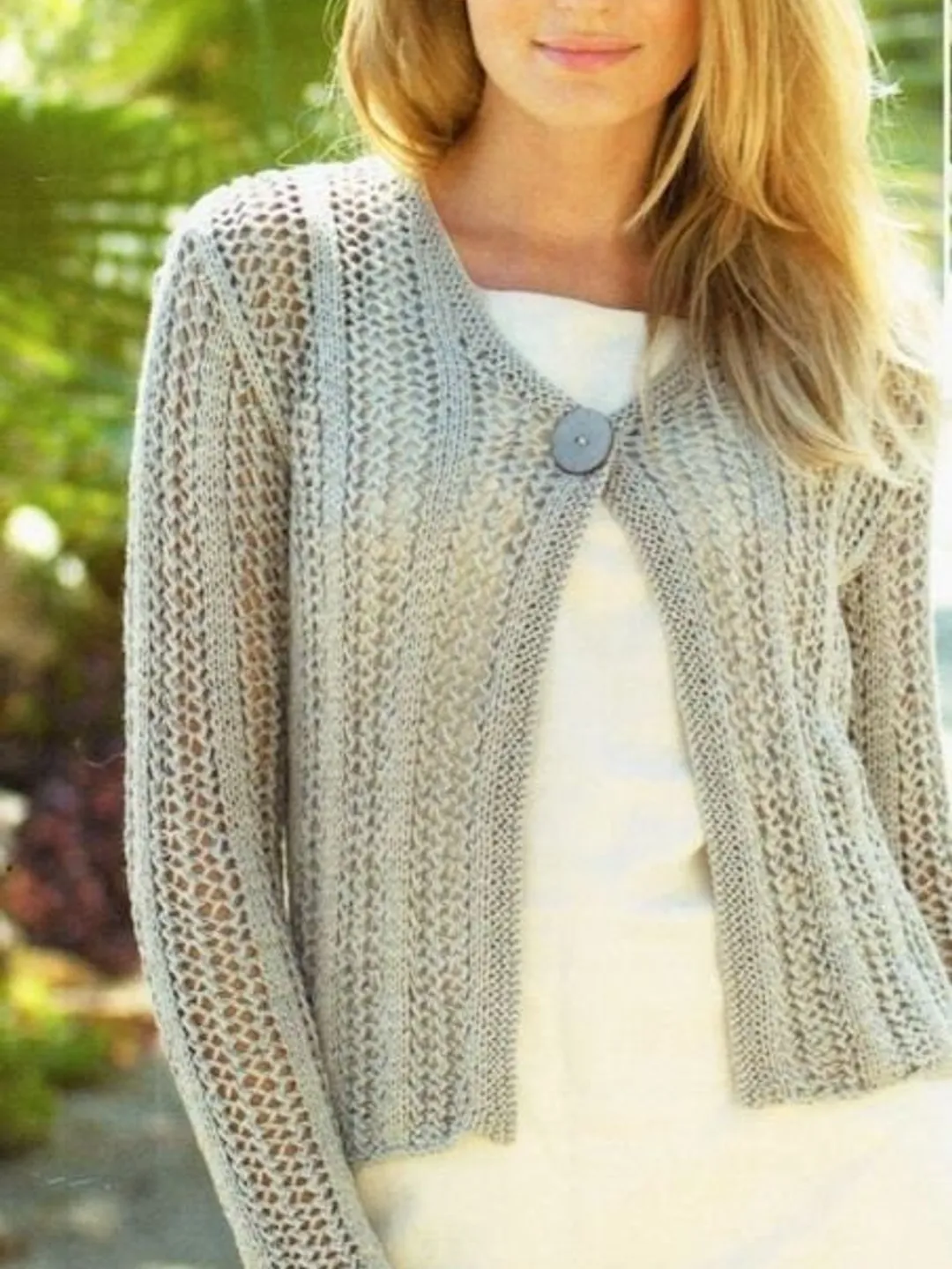 Cardigan pattern , knitting patterns , Summer cardigan, lace  knit cardigan PDF