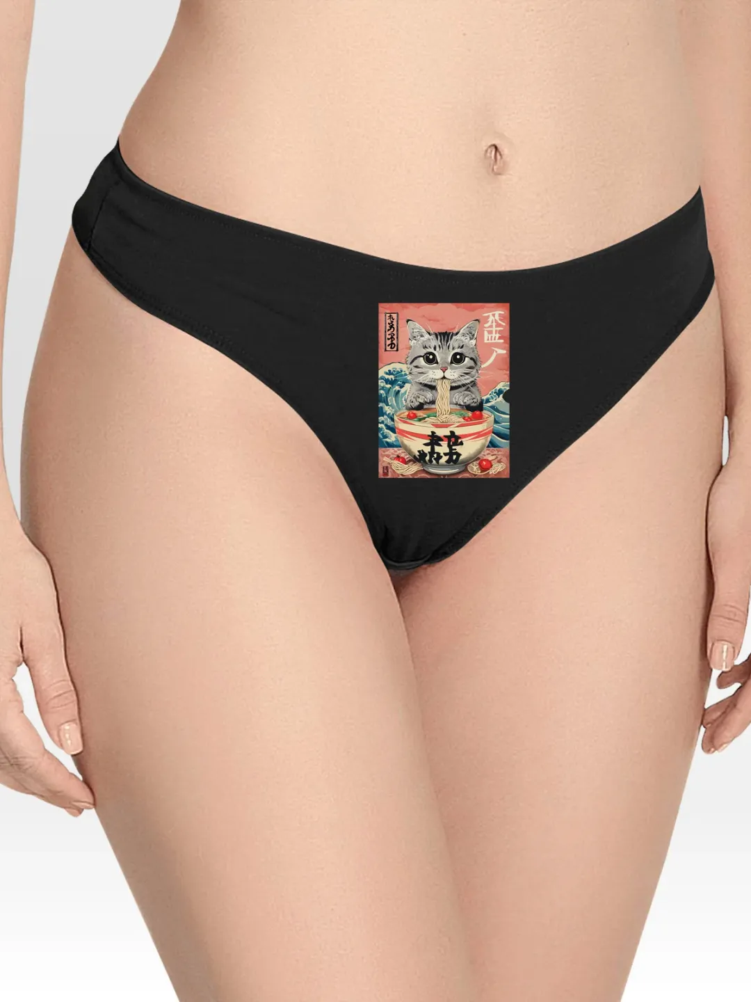 anime cat Lingerie Thong