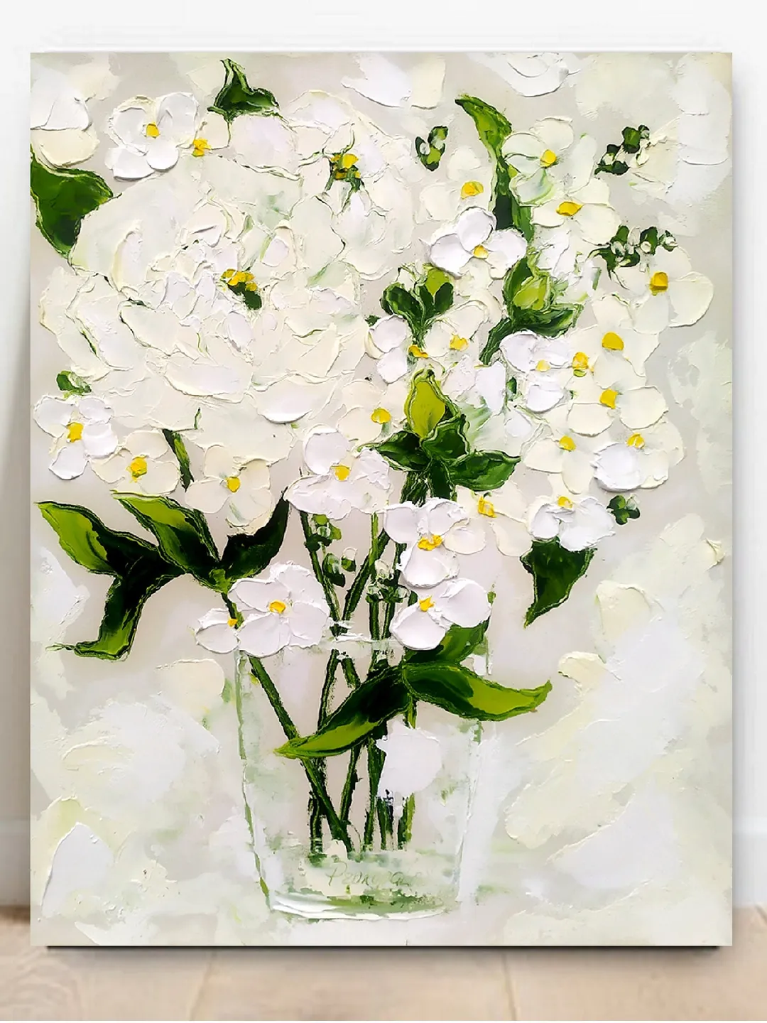 Hydrangea Painting Flowers Original Art Impasto Oil Painting 14x11 ...