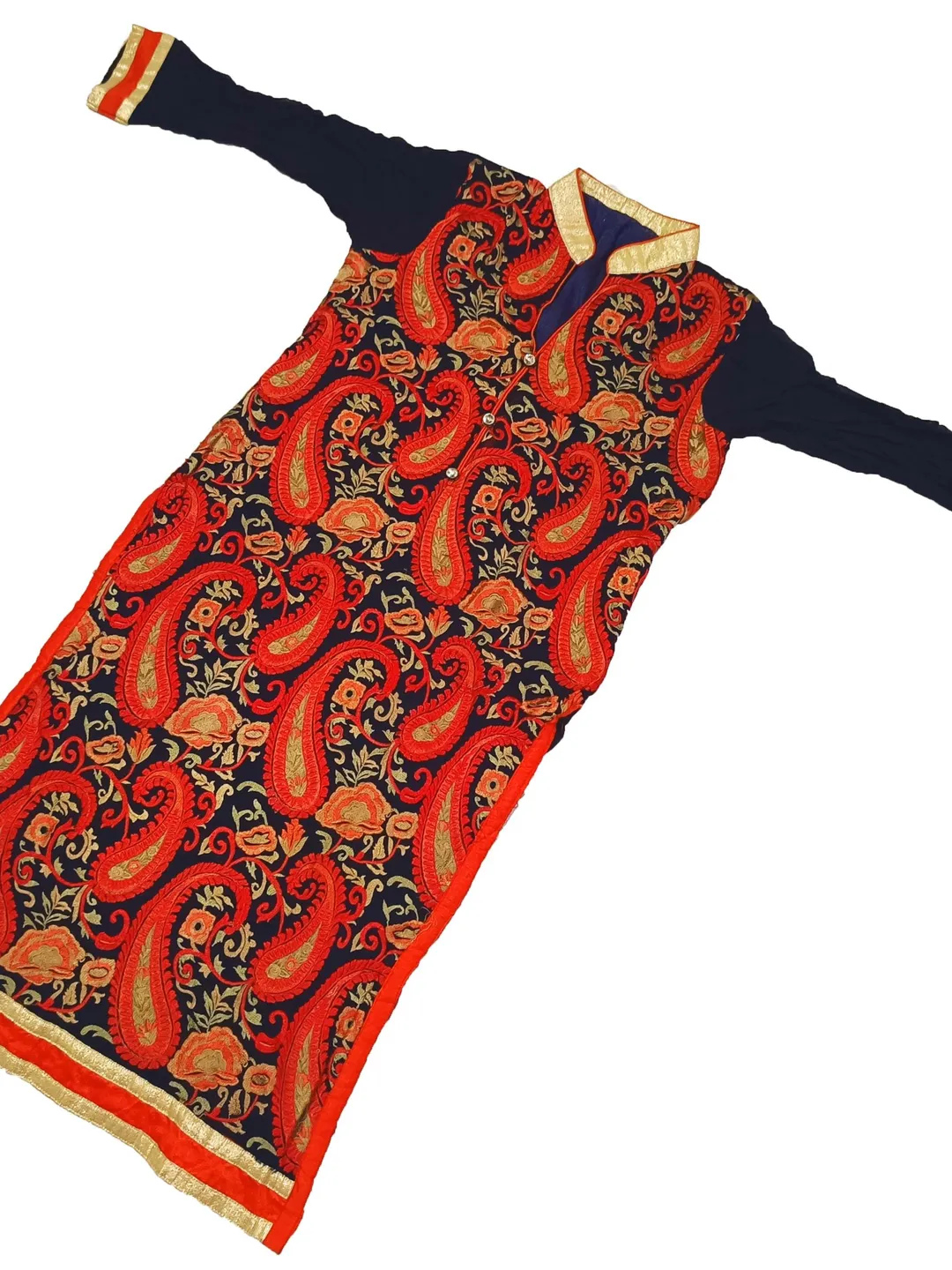 Indian Vintage Embroidered Work Flower Designer Vintage kurti & Dress Cotton Fabric Hippy Boho Women Wear Tunic Summer Wear Top Party Dress Indian Vintage Embroidered Work Flower Designer Vintage kurti & Dress Cotton Fabric Hippy Boho Women Wear Tunic Summer Wear Top Party Dress