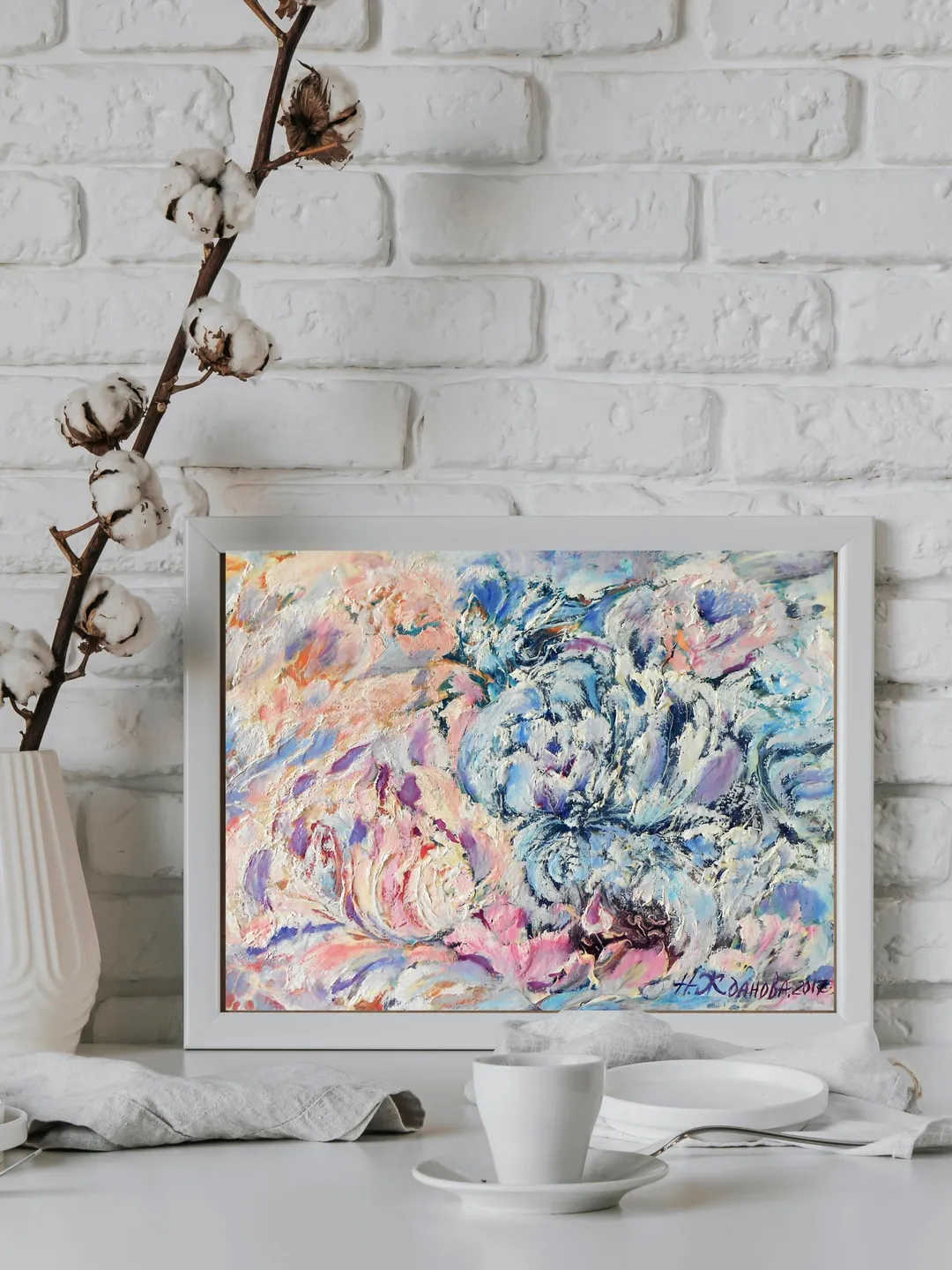 Abstract Flowers Painting | Abstract Floral Art | Abstract flowers on canvas
