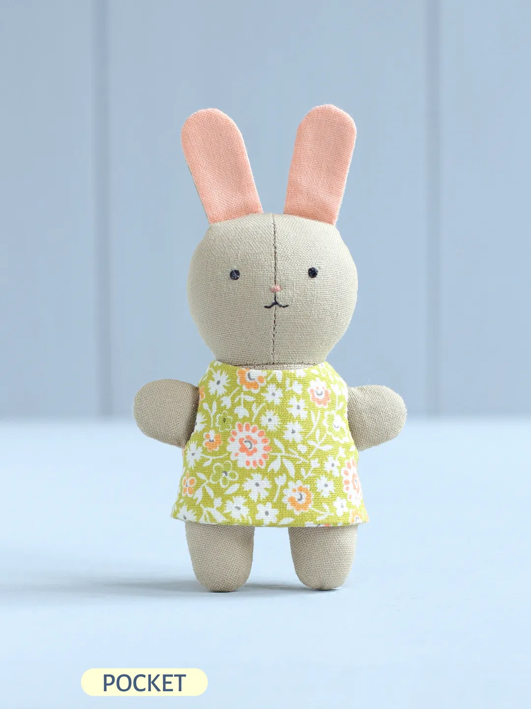 PDF Pocket Bunny Stuffed Animal Sewing Pattern