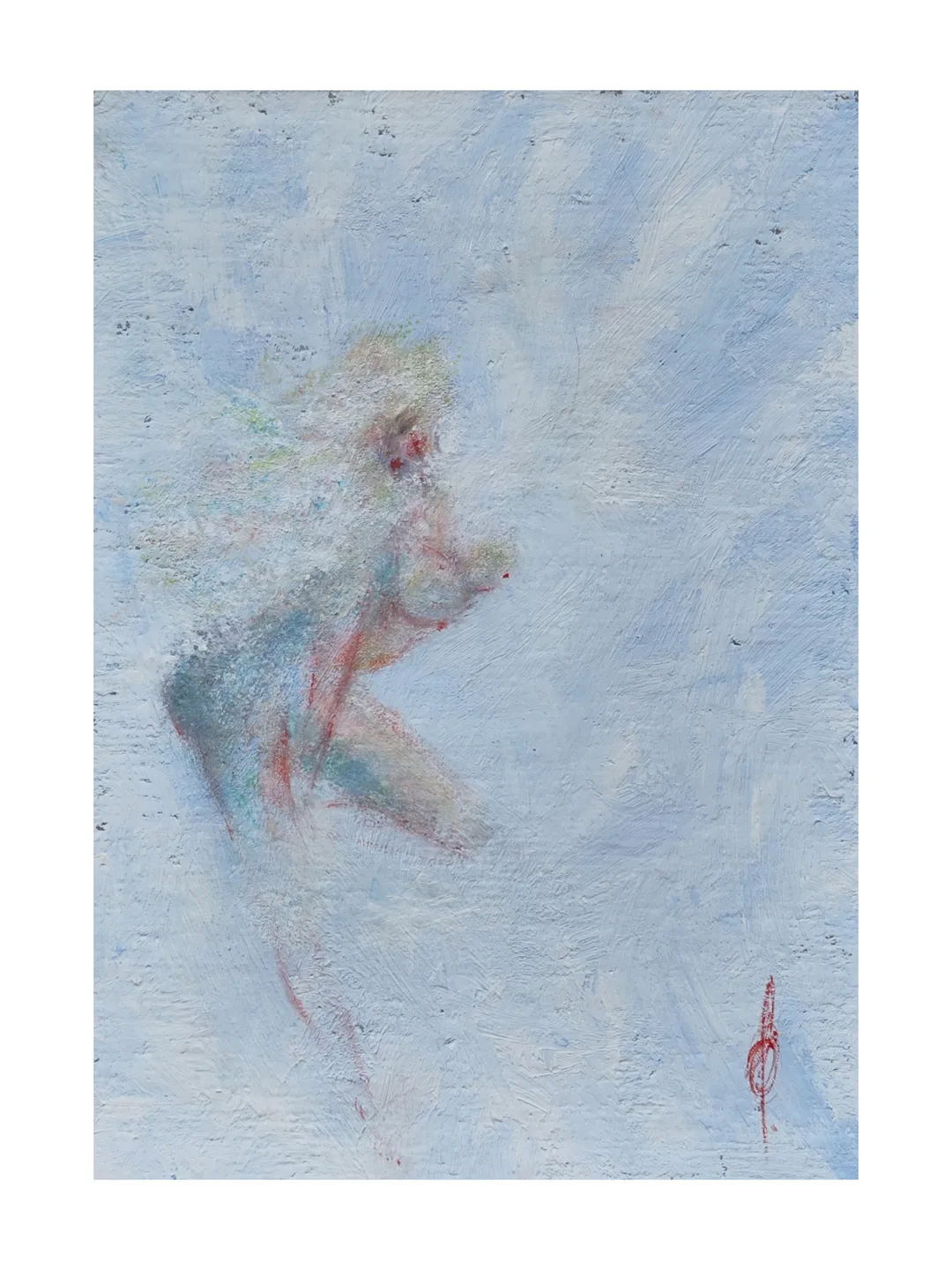 Naked woman painting Original art