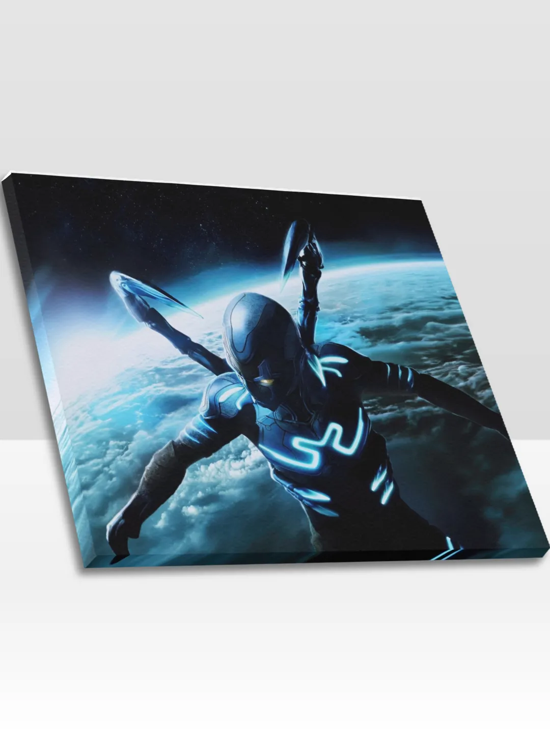 Blue Beetle Canvas Print, Wall Art Home Decor