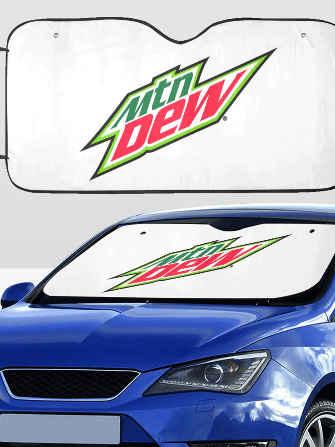 Mountain Dew Car Sunshade