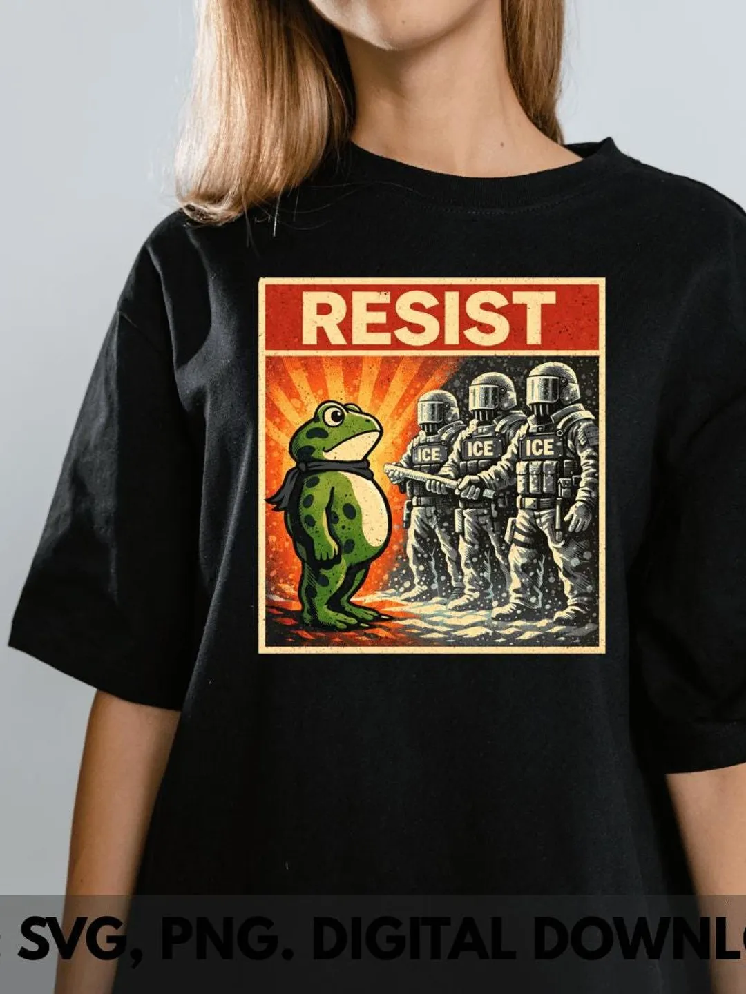 Resist Frog SVG | Social Justice Activist Design (Digital Download)