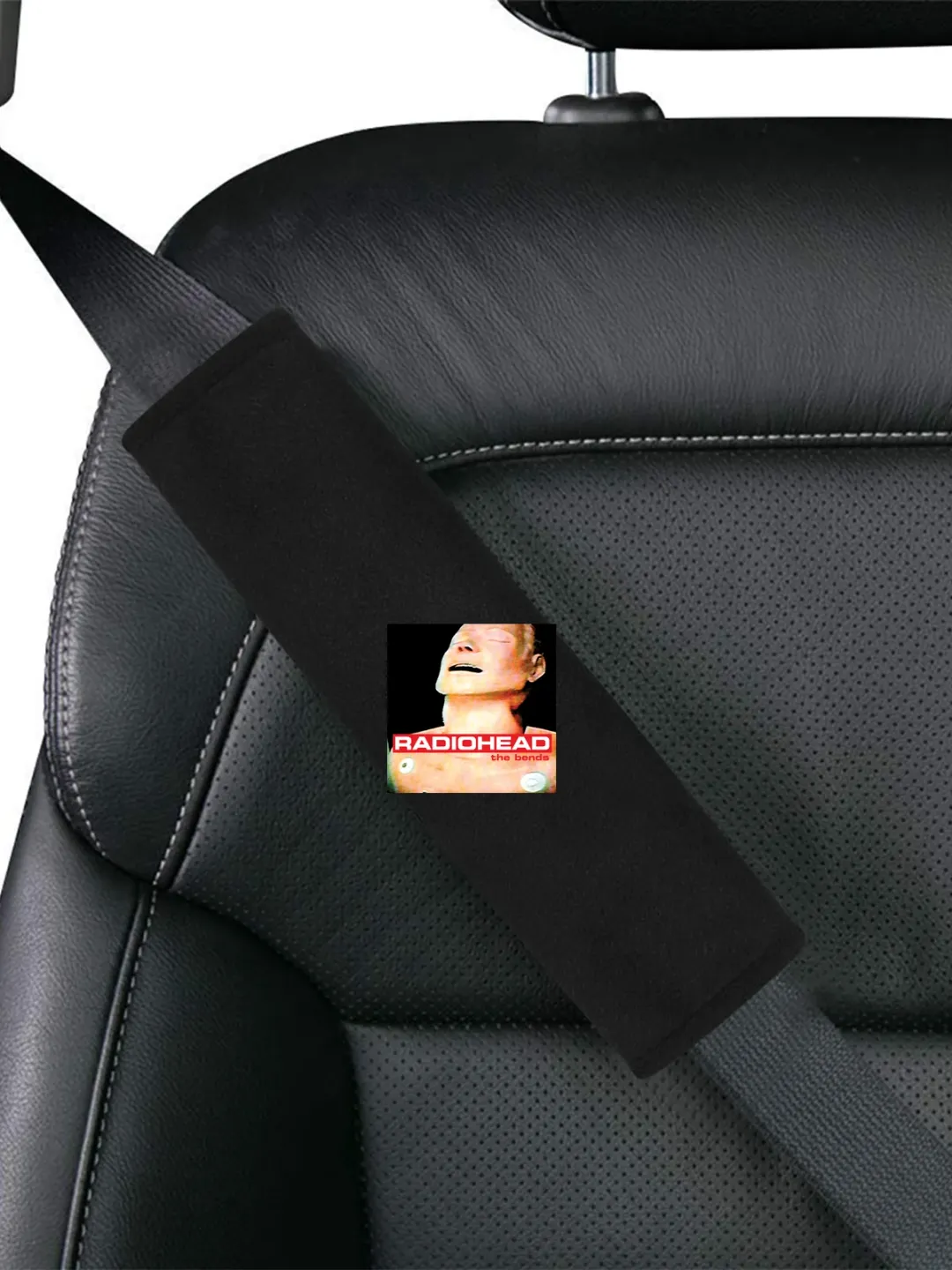 With Radiohead Seat Belt Shoulder Pad