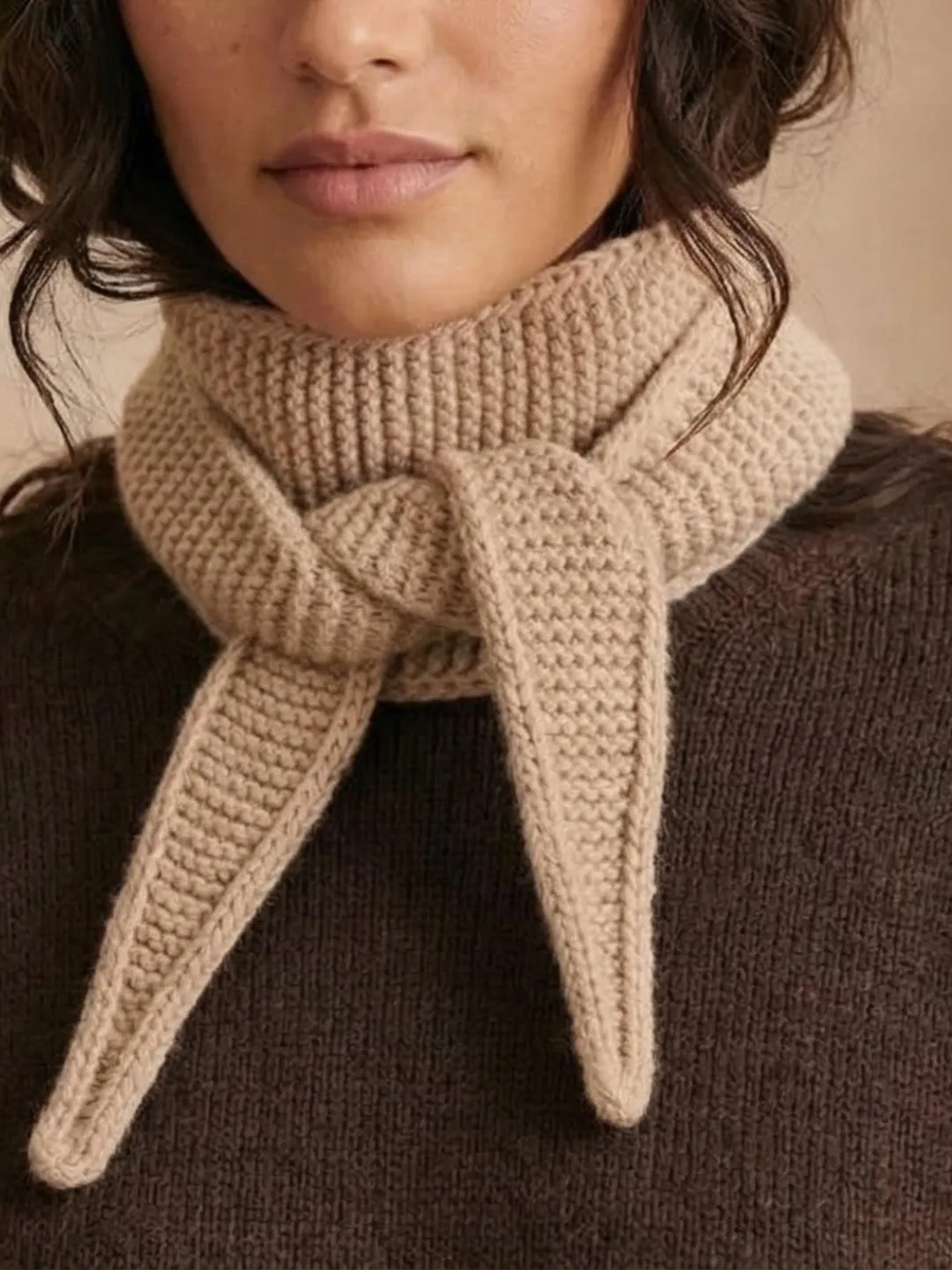 Beginner Crochet Sophie Scarf Pattern, Mini Skinny Scarf PDF  display picture 1