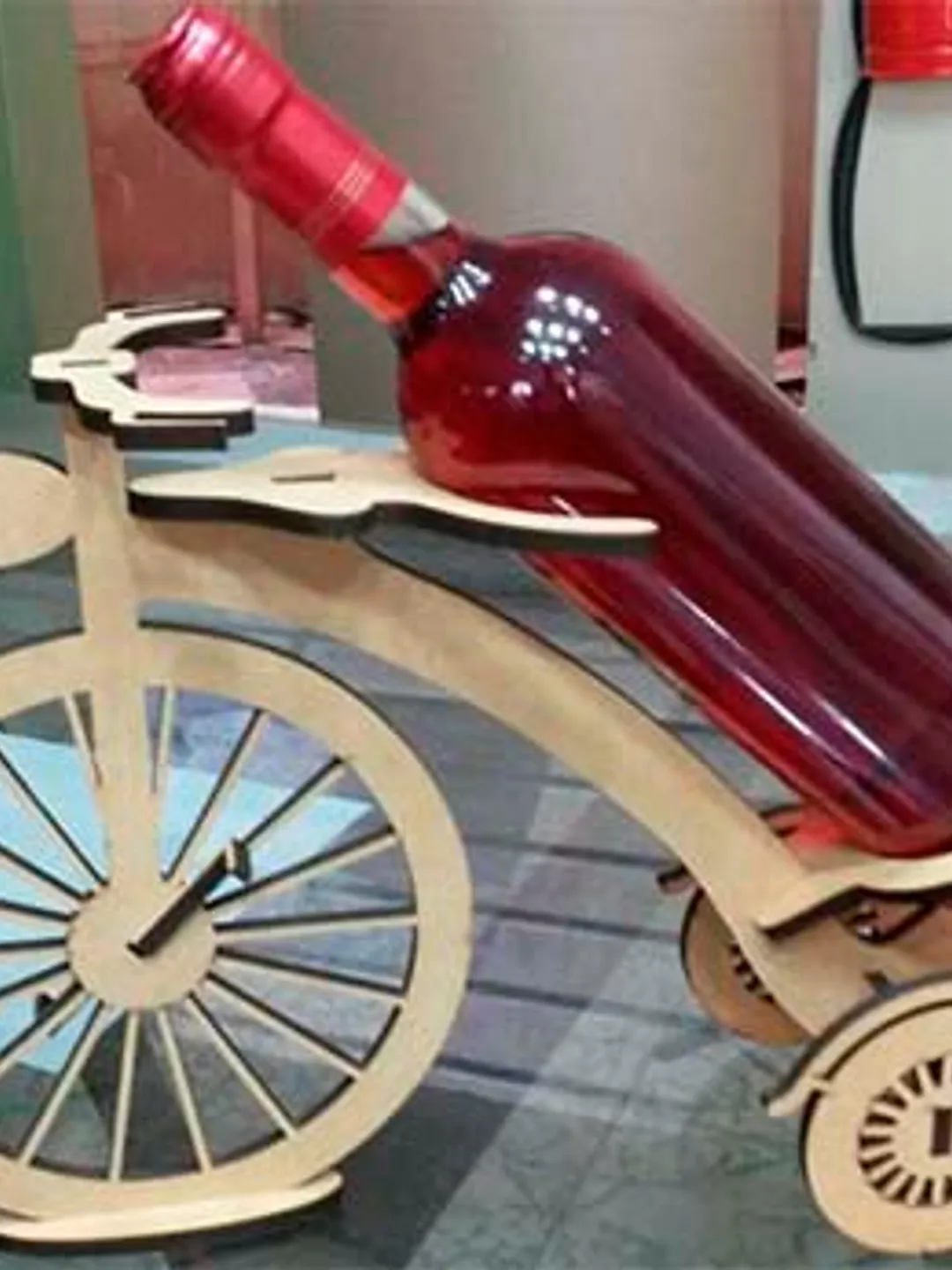 Digital Template Cnc Router Files Stand Wine Cnc for Wood Laser Cut Pattern