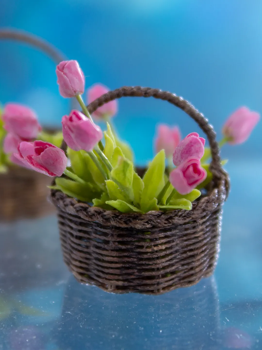 TUTORIAL Miniature dollhouse baskets