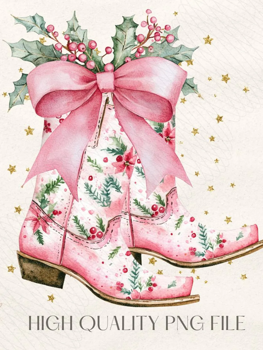 Coquette, Pink Christmas png,Western Christmas designs,Christmas sublimation,Trending png,Retro Holidays png,Holiday png Christmas Cowgirl