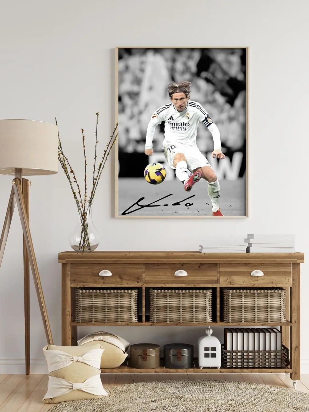 Luka Modrić Postersignd poster Croatia Football Legend Art Digital Download