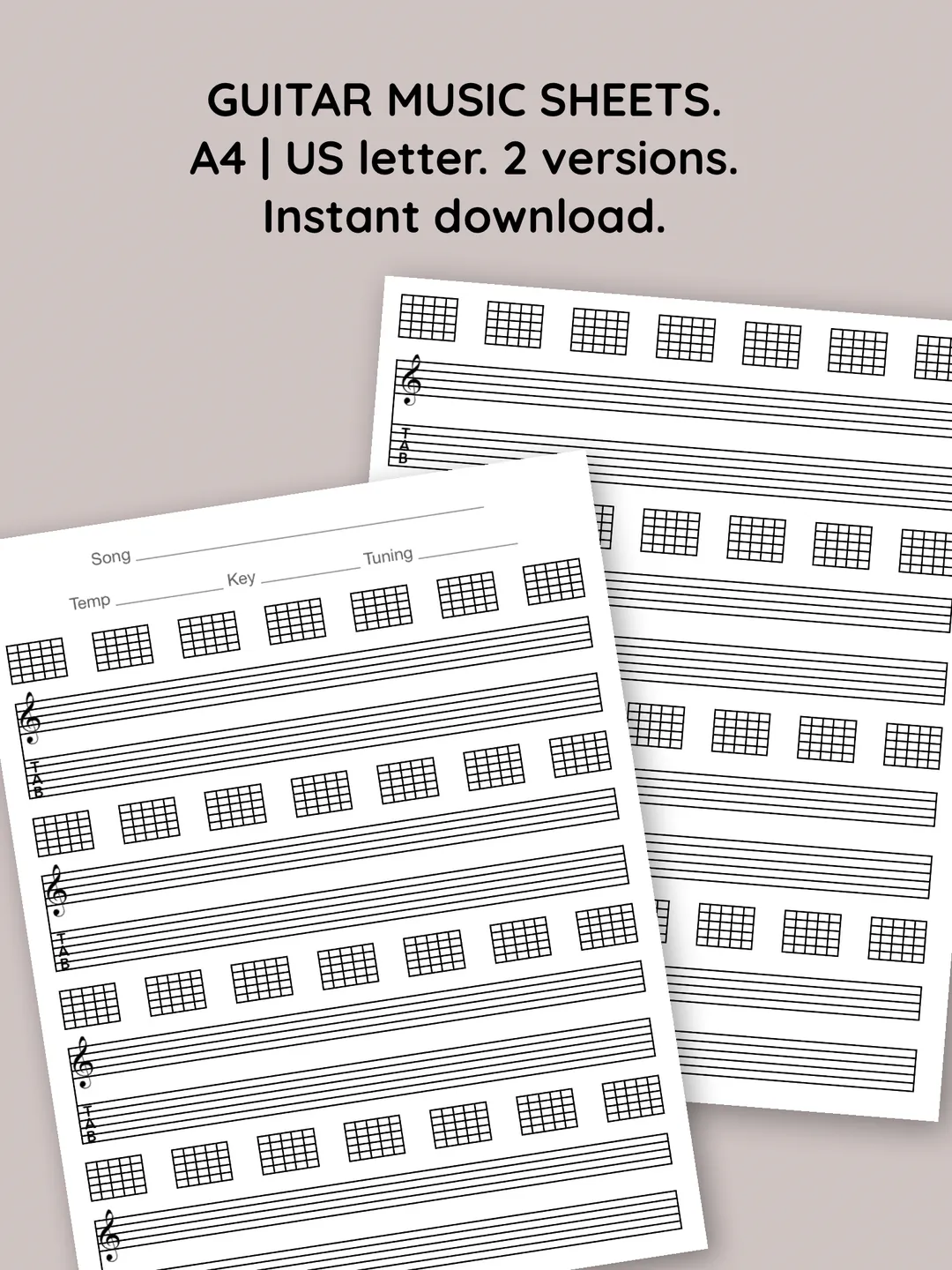 set-of-guitar-music-sheet-printable-guitar-tab-paper-blank-guitar-tab-printable-guitar-tablature-paper-3-00-usd-buy-online-with-delivery for Free Printable Guitar Tab Paper Set of guitar music sheet. Printable guitar tab paper. Blank guitar tab printable. Guitar tablature paper. 3,00 USD | Buy online with delivery for Free Printable Guitar Tab Paper