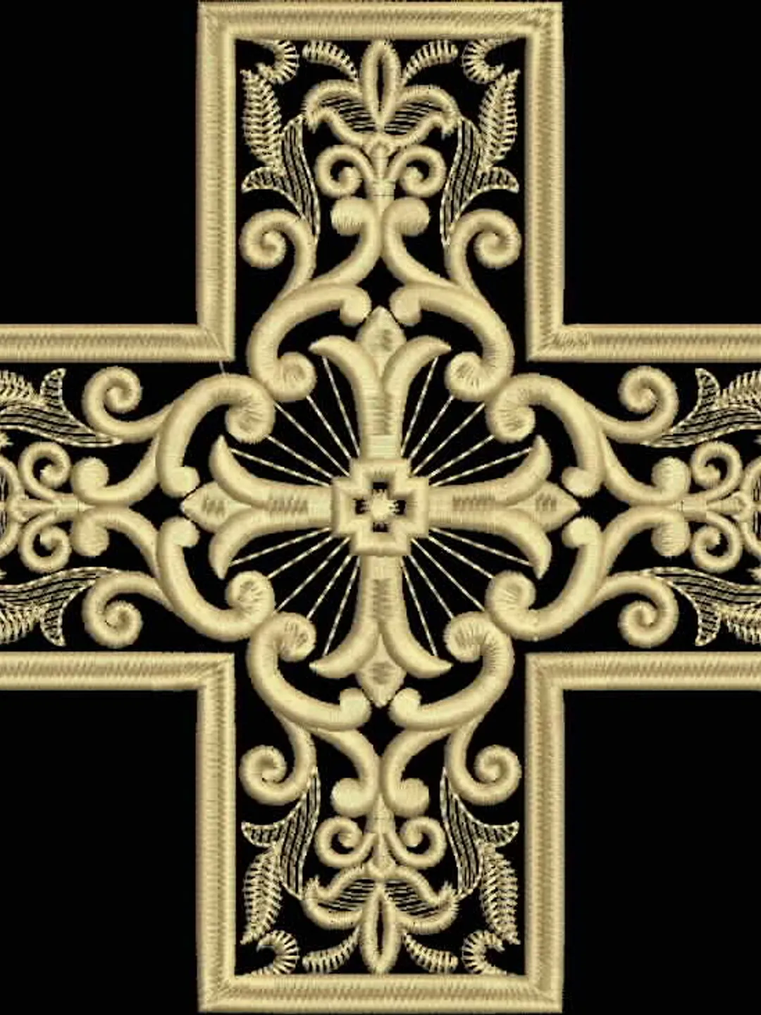 "Set of crosses" designs for machine embroidery