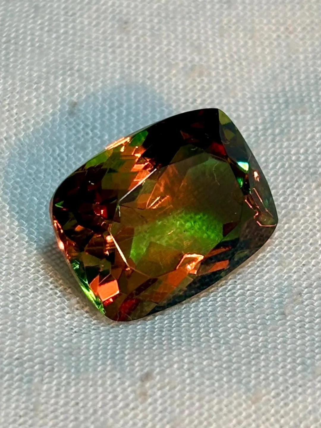 9. Ct Natural Alexandrite Diaspore , Cushion Shape Cut Color
