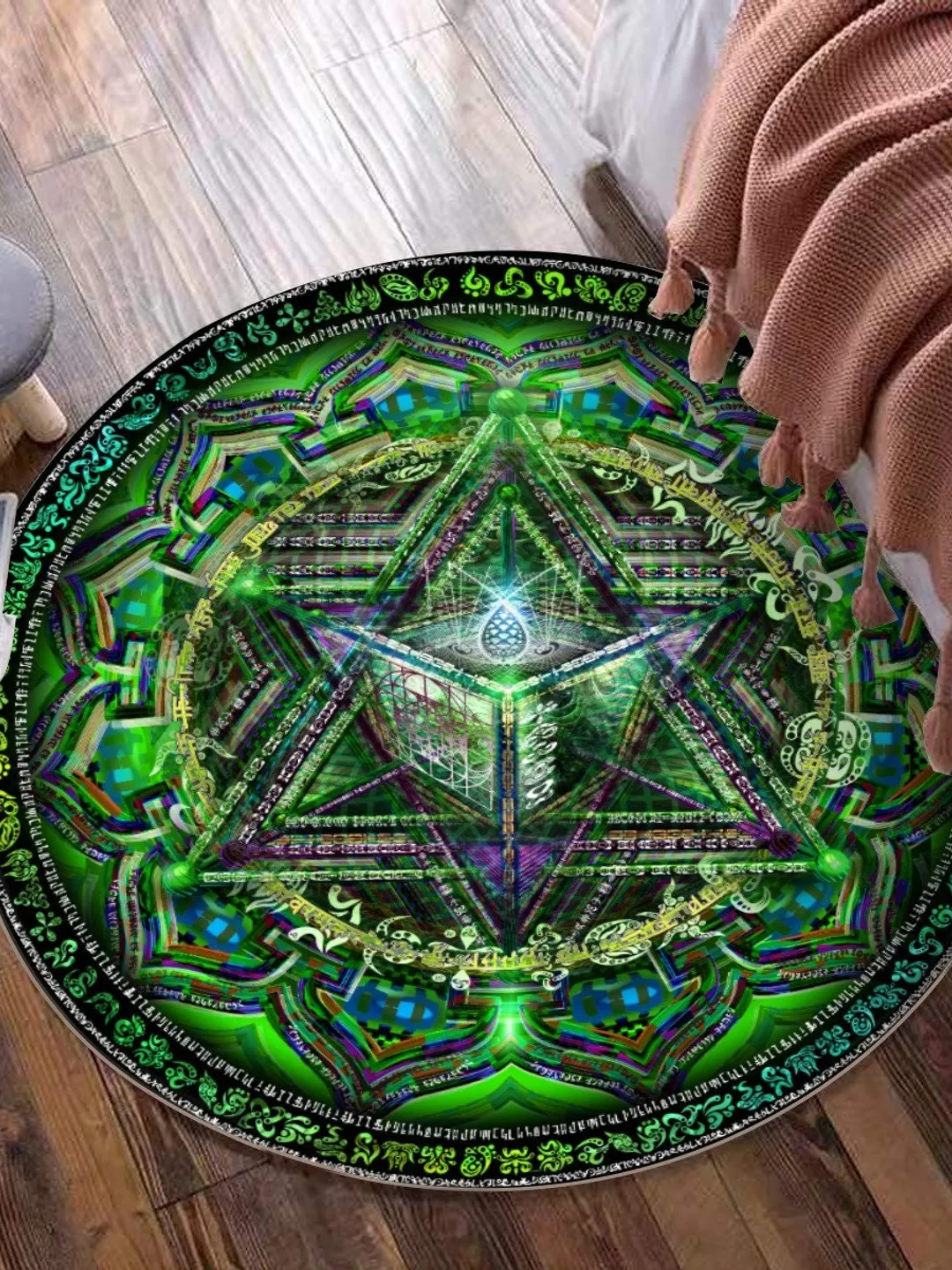 Anahata Circular Rug | Heart Chakra