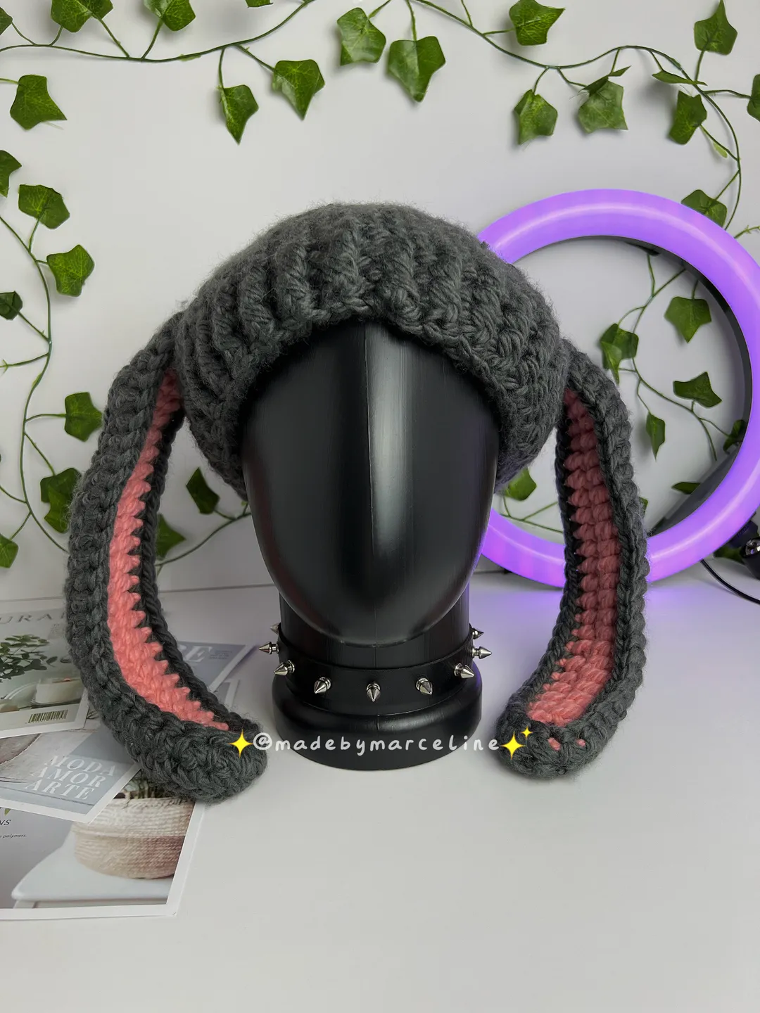 Crochet Cute Bunny Bucket Hat