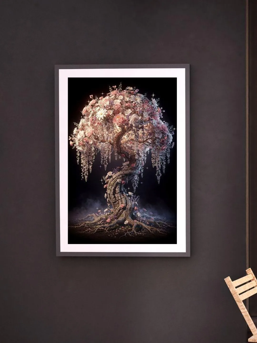 Magical Tree of Life Art Print, Mystical Home Decor (Digital Download)