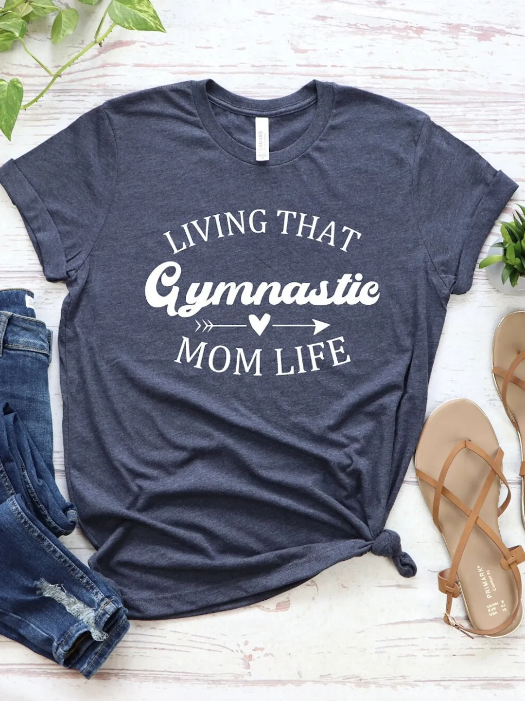 Gymnastics Mom Shirt, Cotton Blend Tee (Unisex and Women's Sizes )