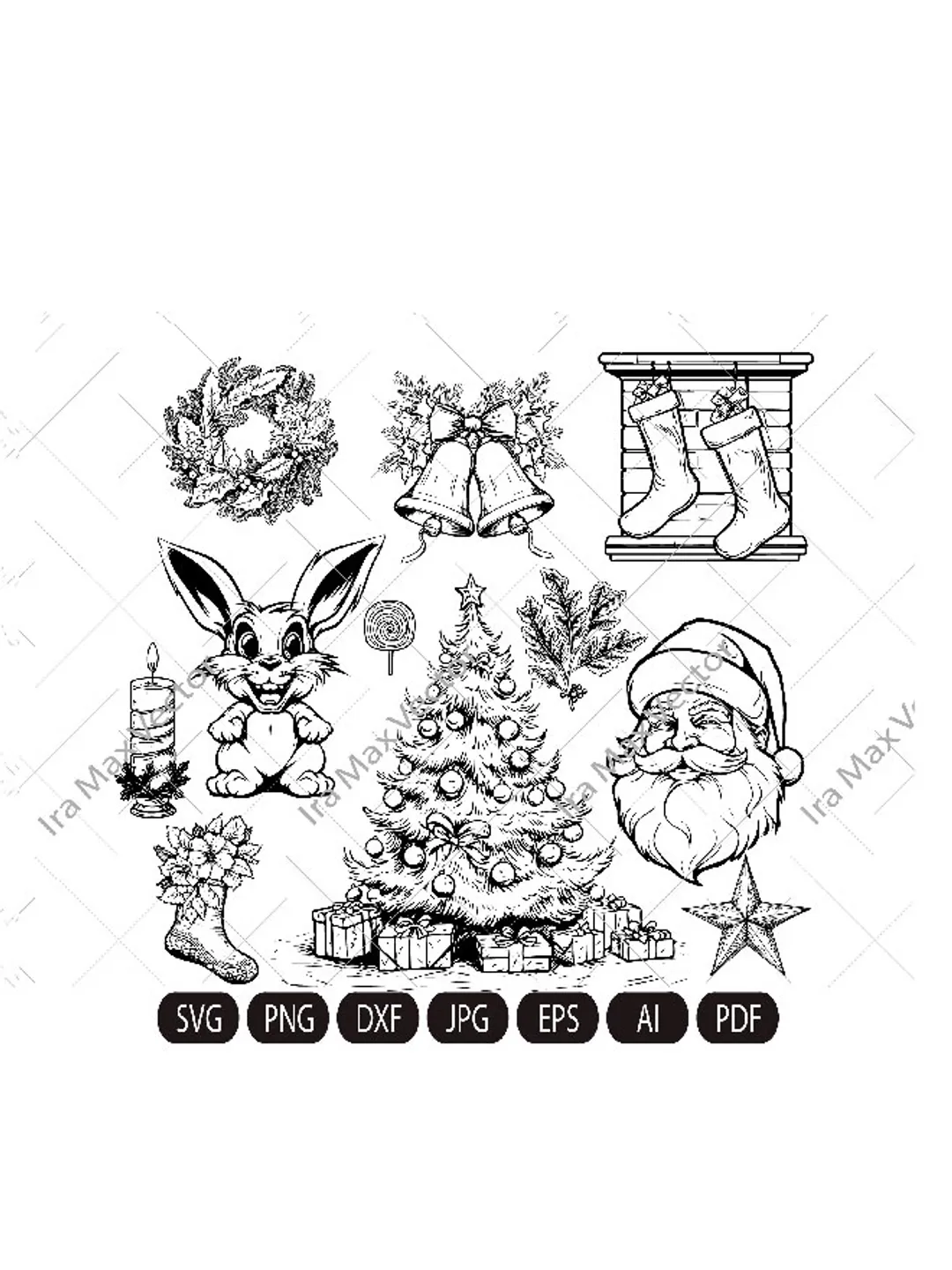 CHRISTMAS SVG Bundle,CHRISTMAS Clipart,Christmas cut files,Christmas Svg Cut Files, Christmas Bundle,Merry Christmas Svg