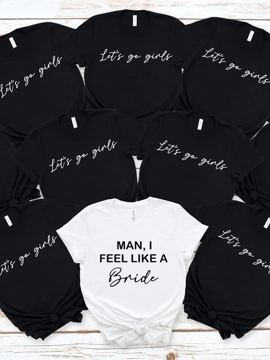 Bride Squad Shirt: Bachelorette Party Tee (Cotton Blend)